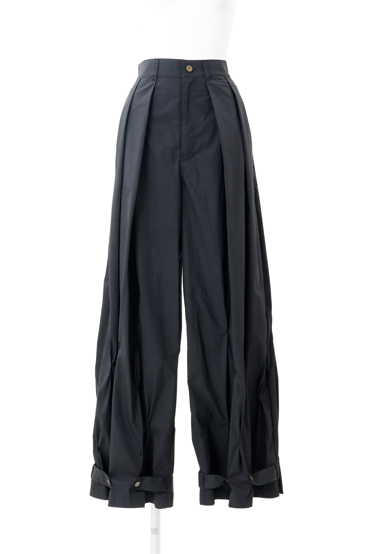 Tuck palazzo pants - Black