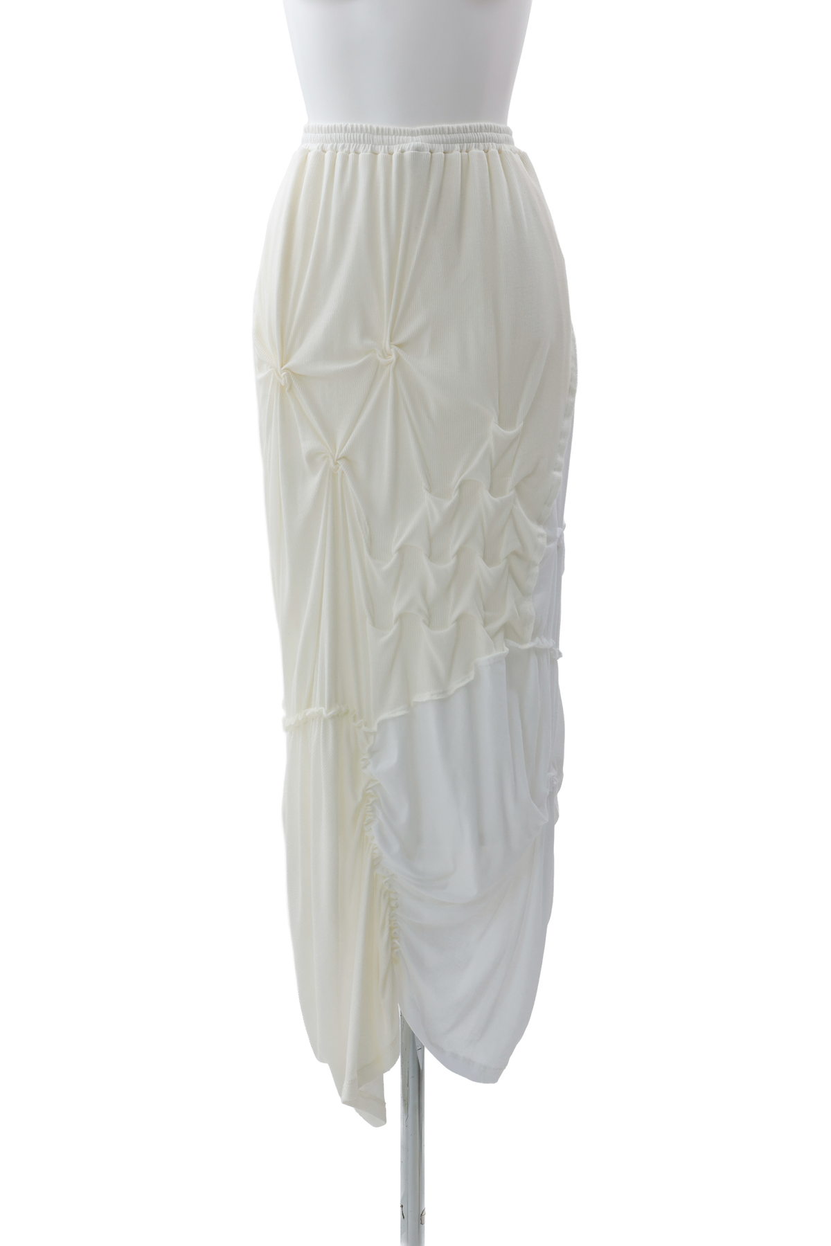 Sheer long skirt - Off-white