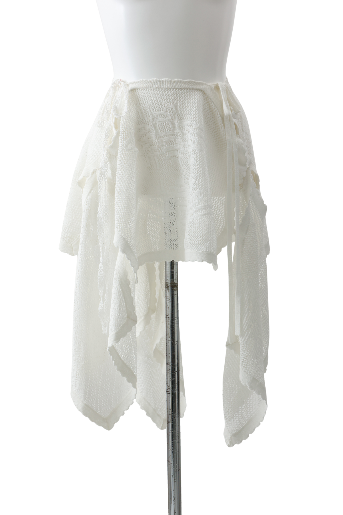 Lace knit skirt - Off-white