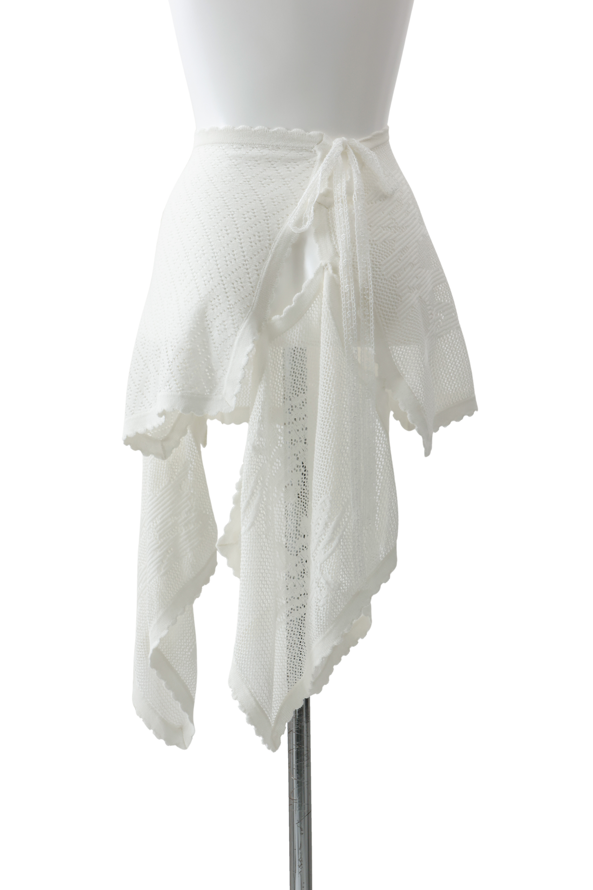 Lace knit skirt - Off-white
