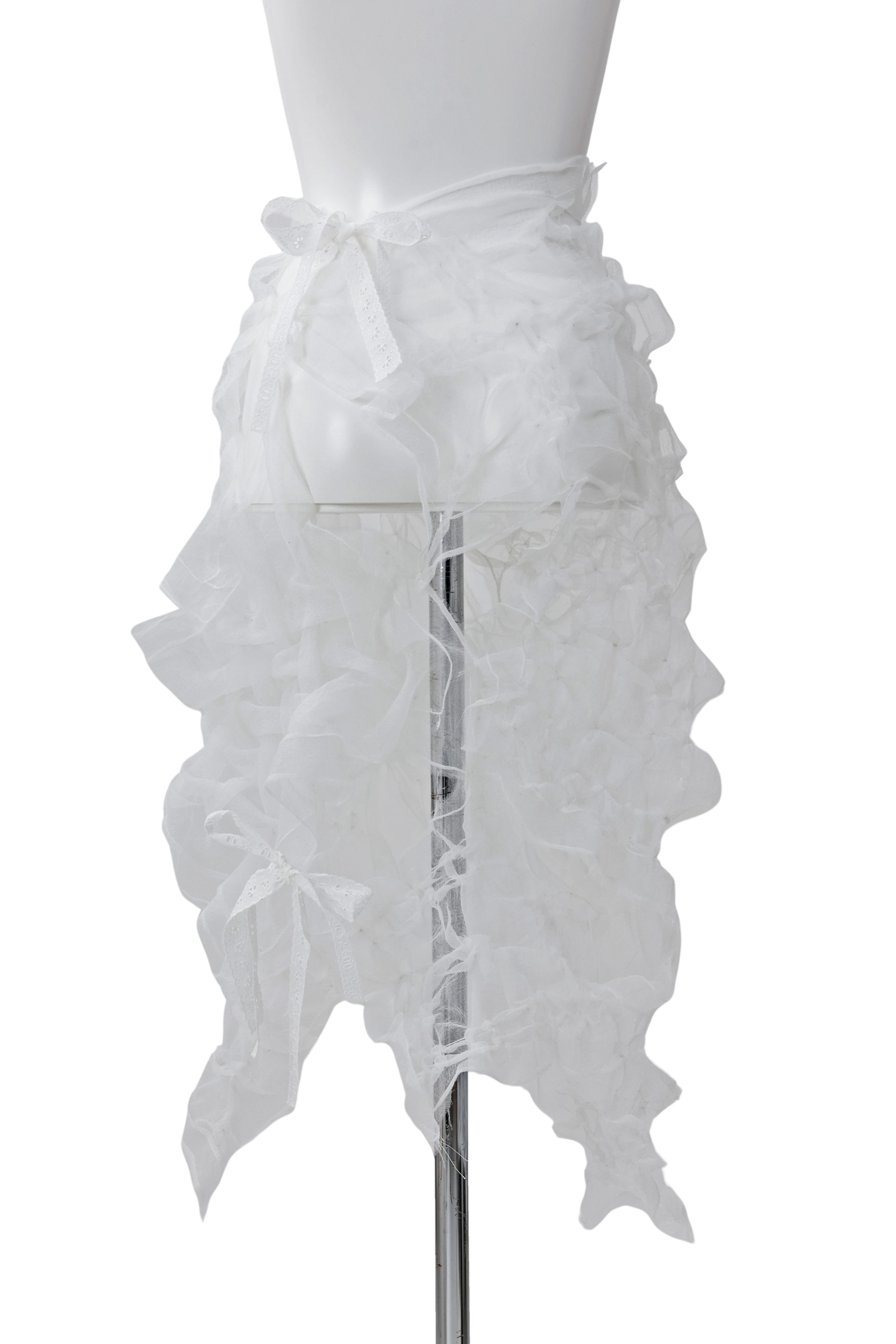 Crepe skirt - White