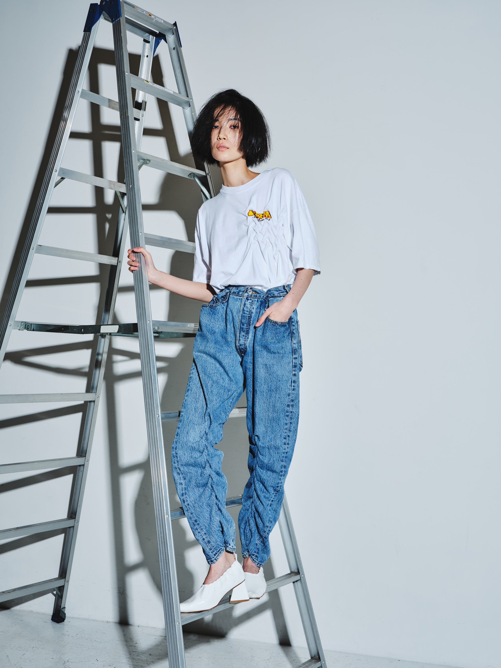 ATELIER by Create Clair / Remake denim - Blue - S