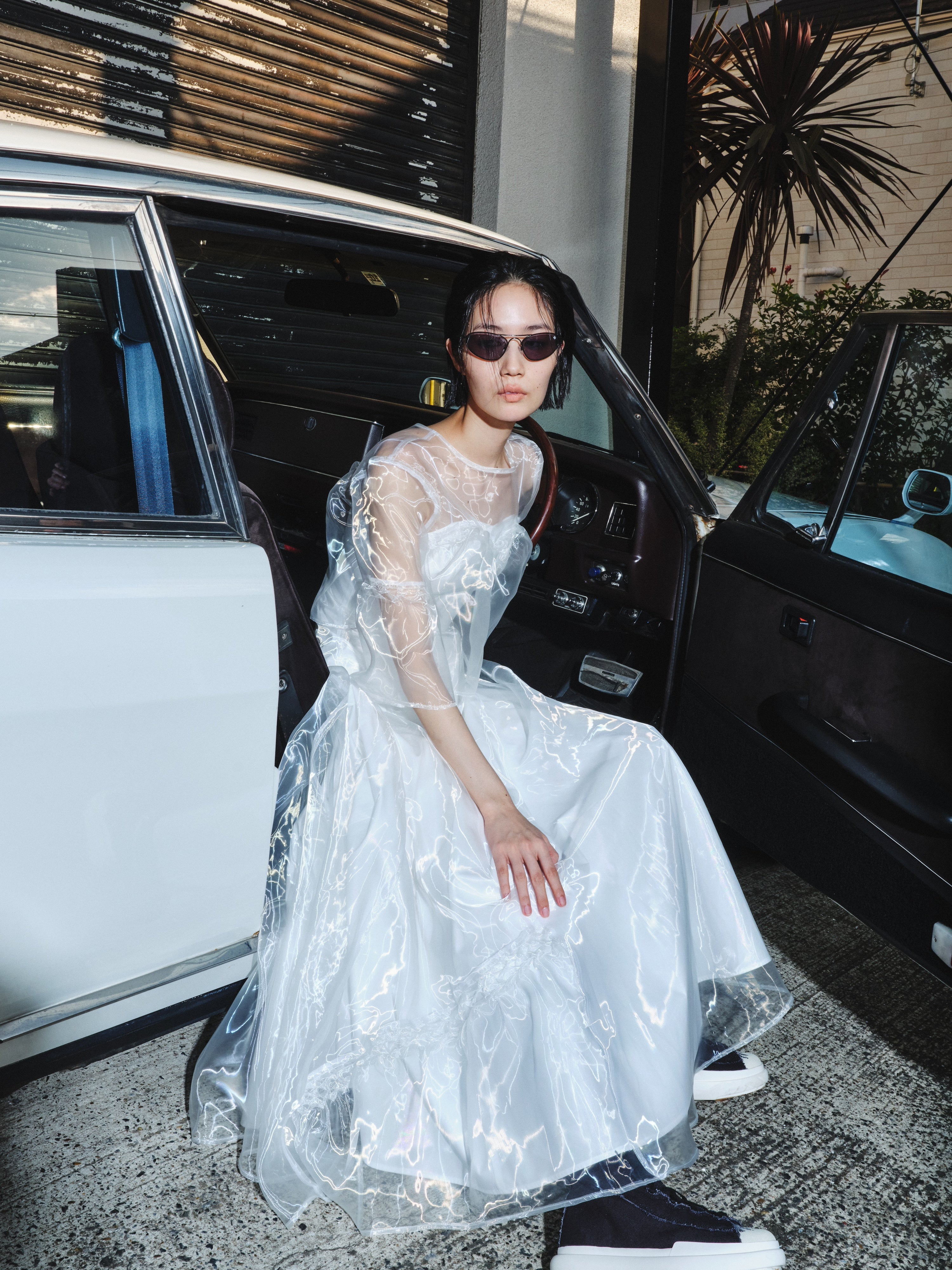 Sheer layer dress