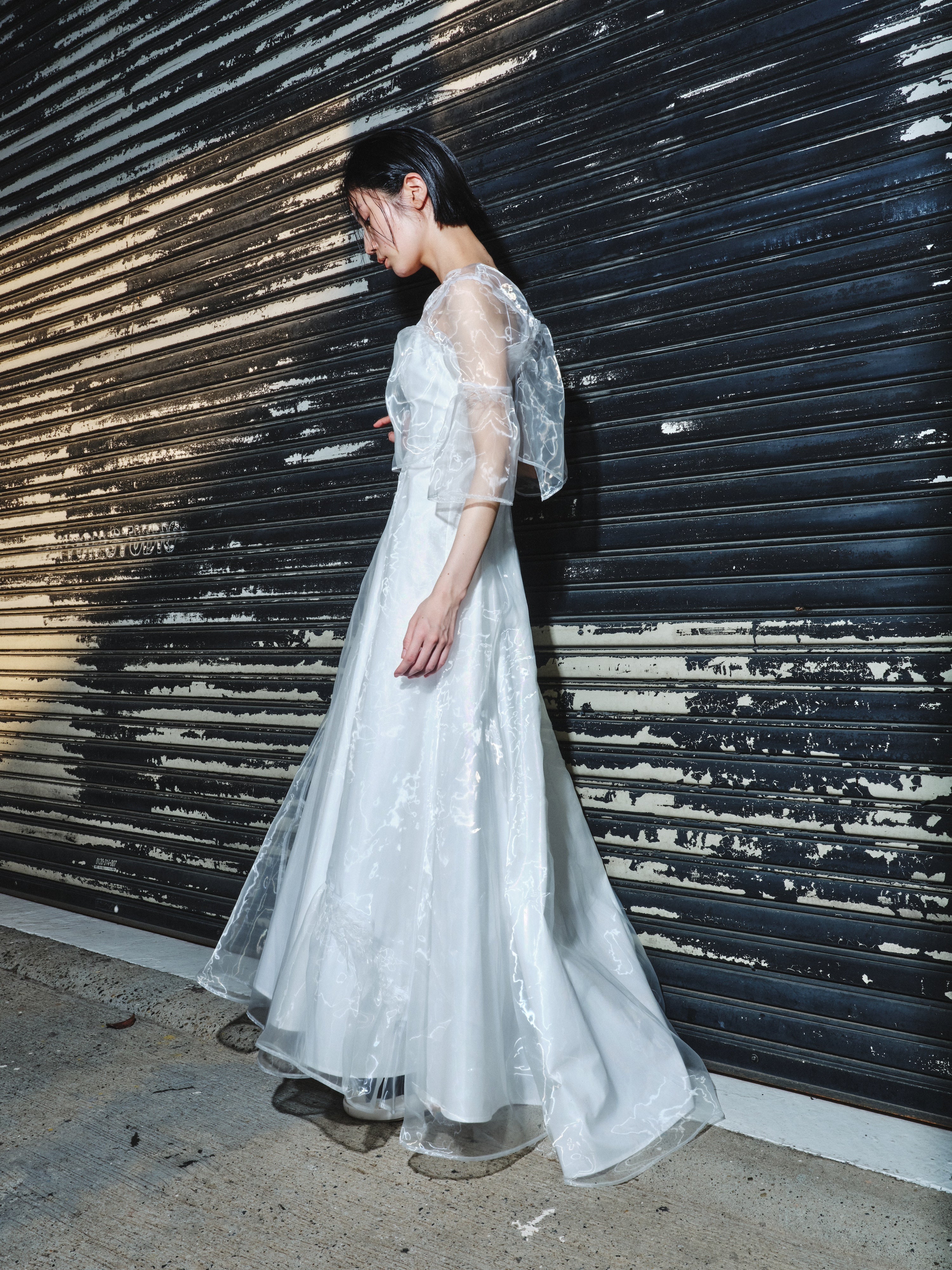 Sheer layer dress