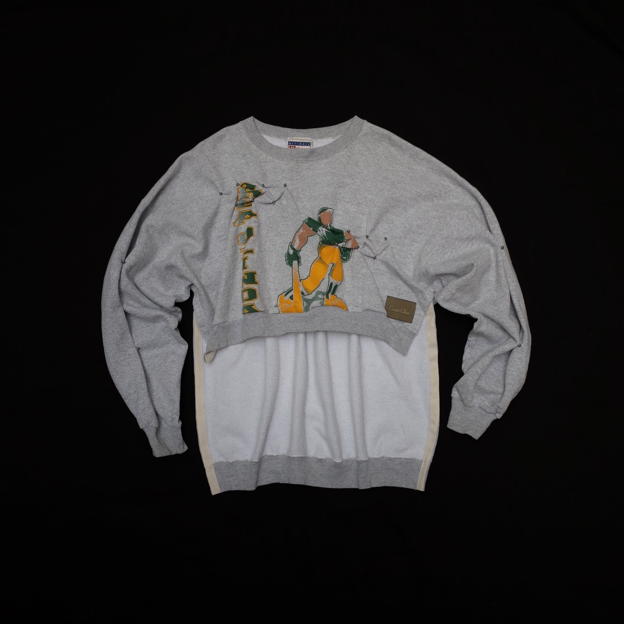 ATELIER by Create Clair / Remake Front Short Sweat - 2 - Gray