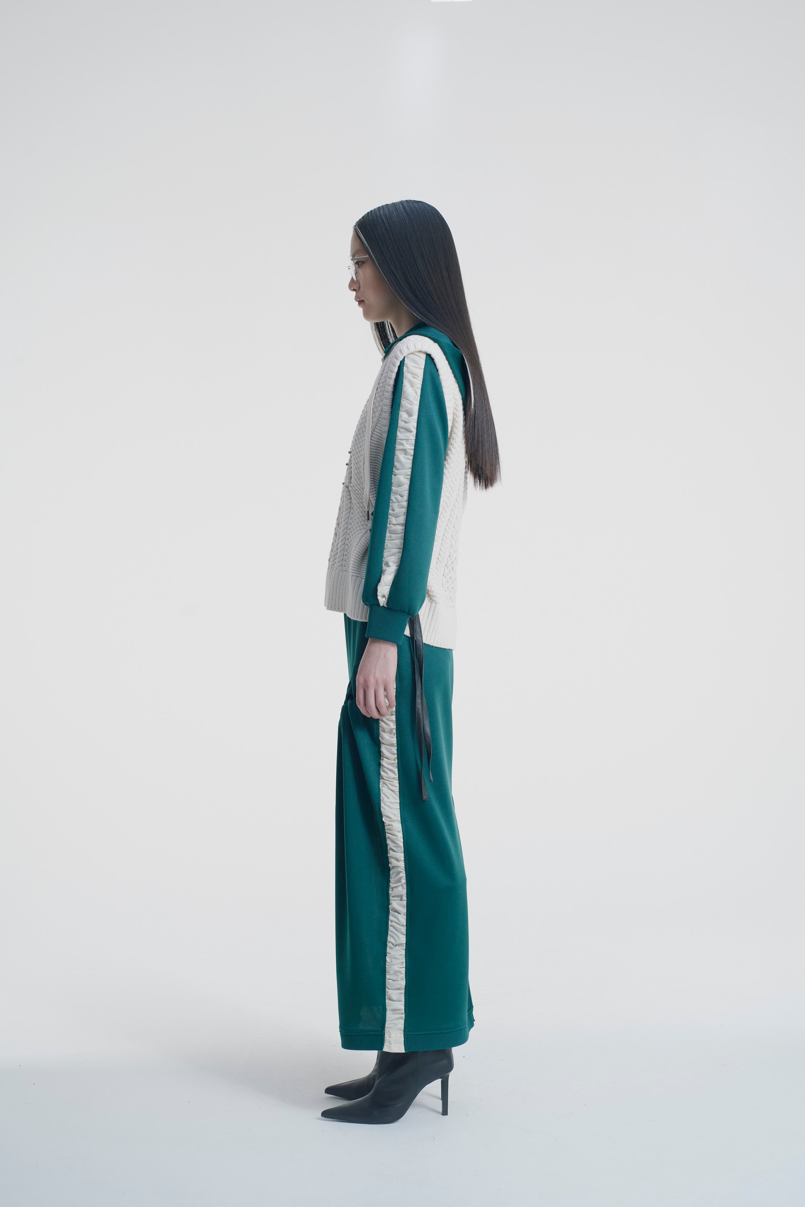 Aran knit vest - Ivory October delivery