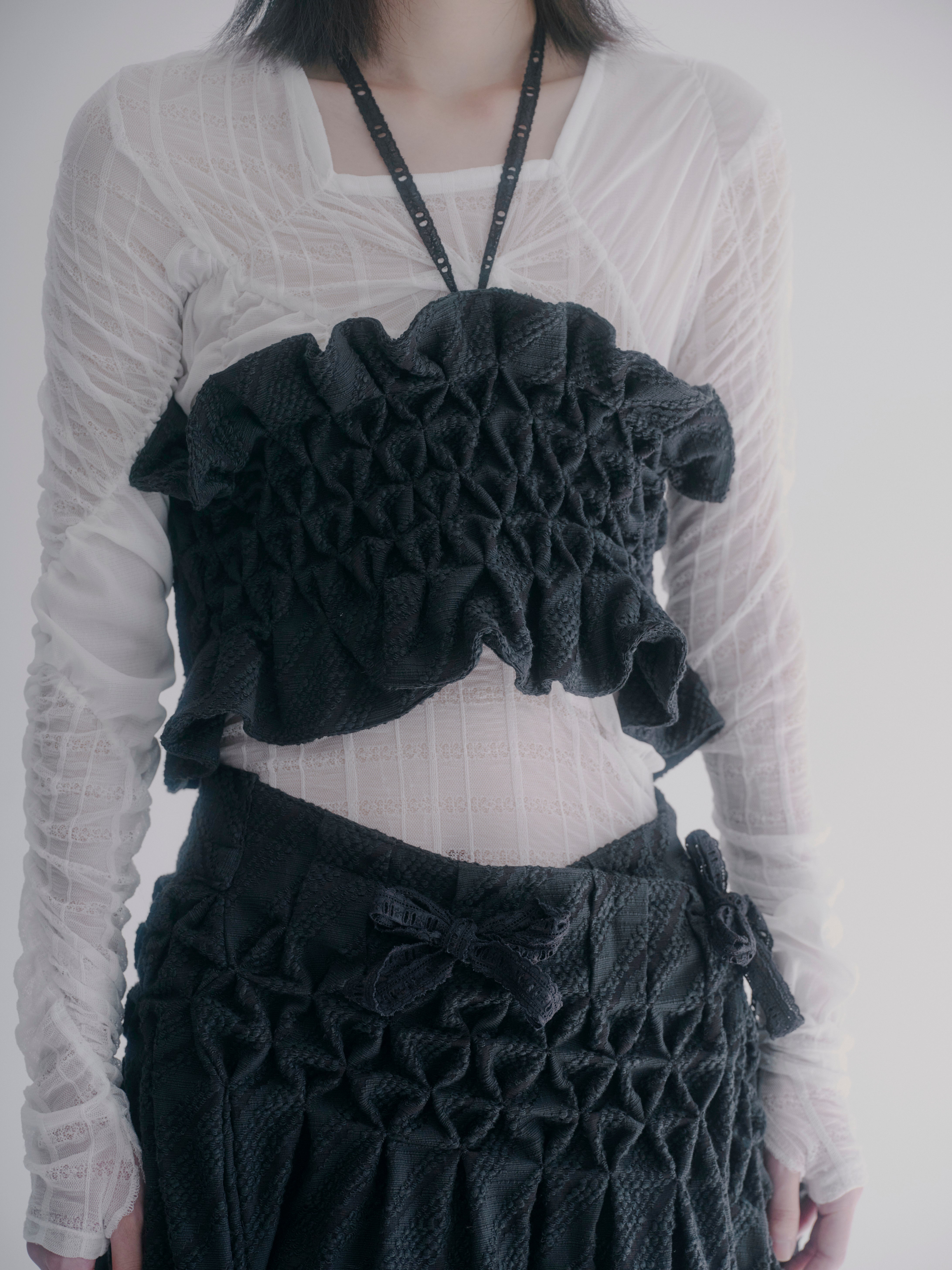 Garden bouquet pullover - white