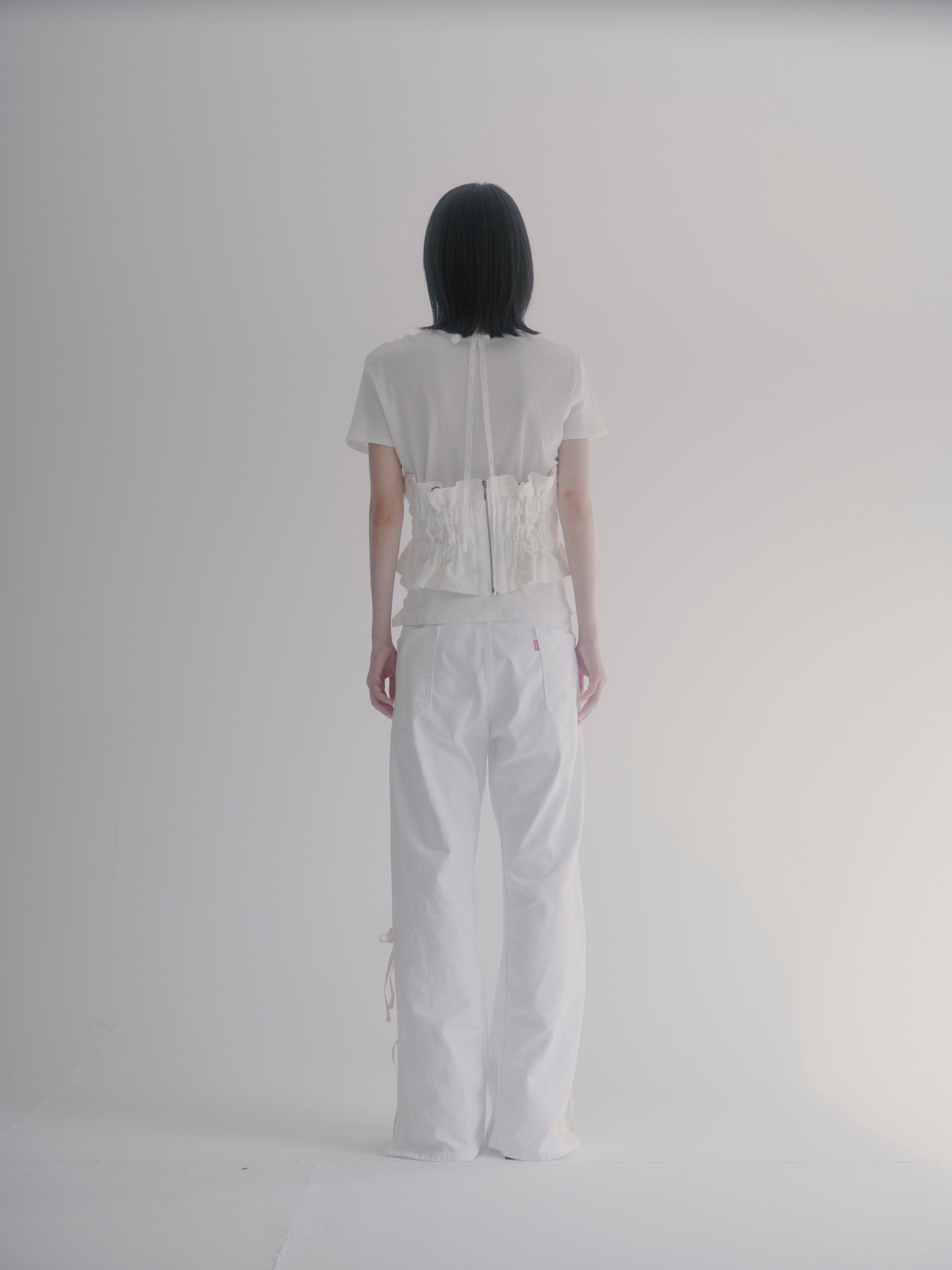 Knitting T-shirt - White
