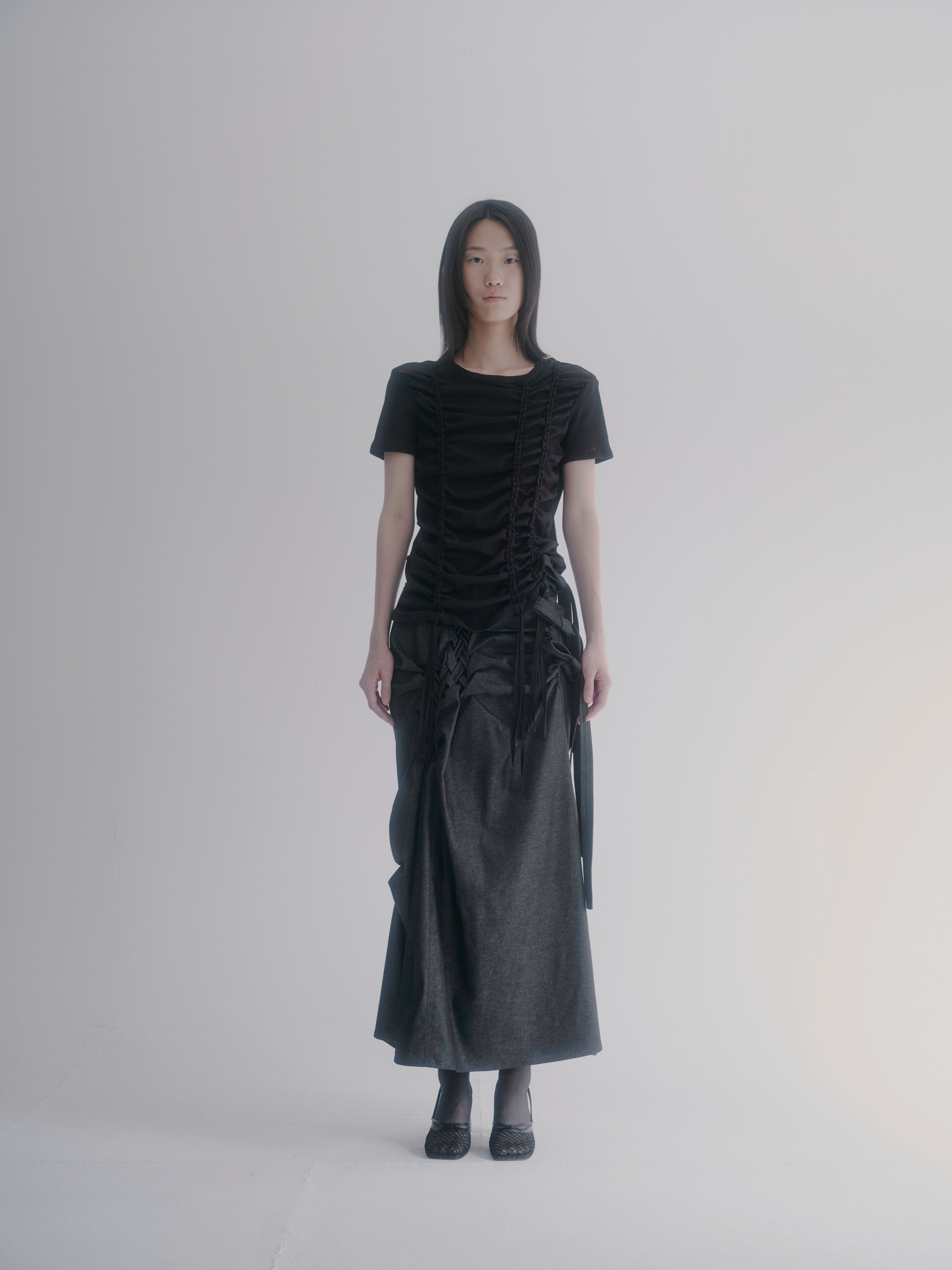Knitting T-shirt - Black