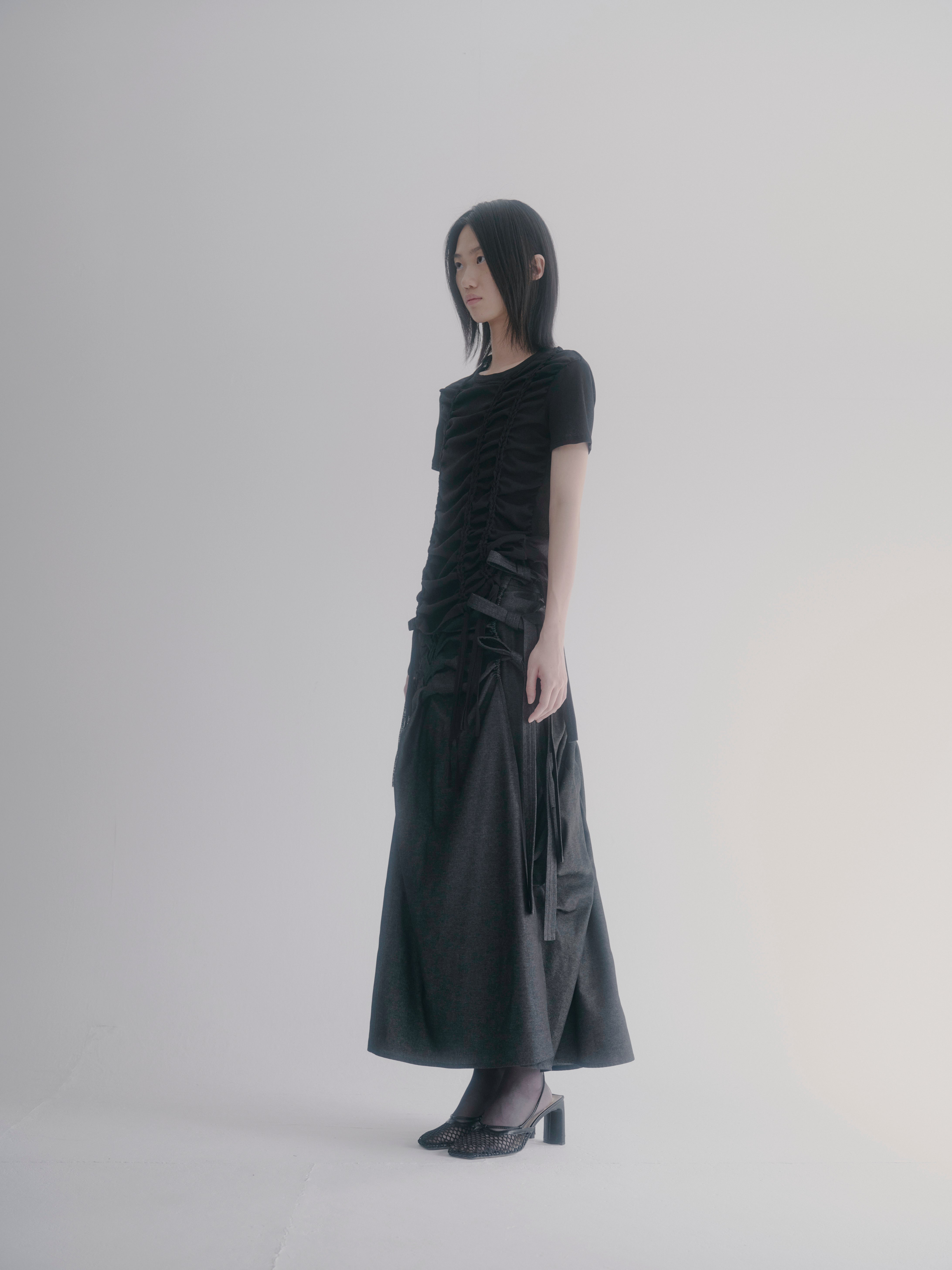 Knitting T-shirt - Black