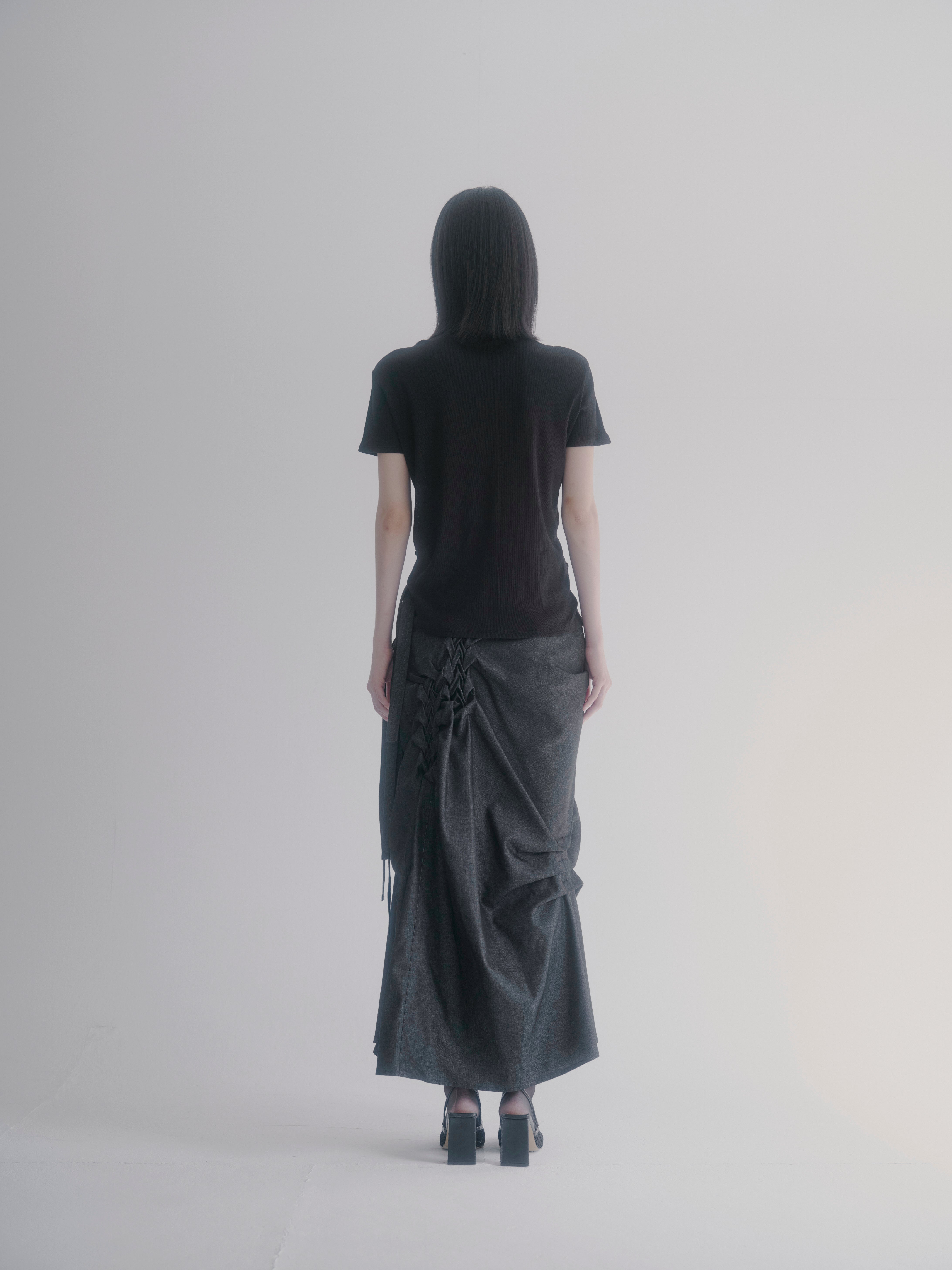 Knitting T-shirt - Black