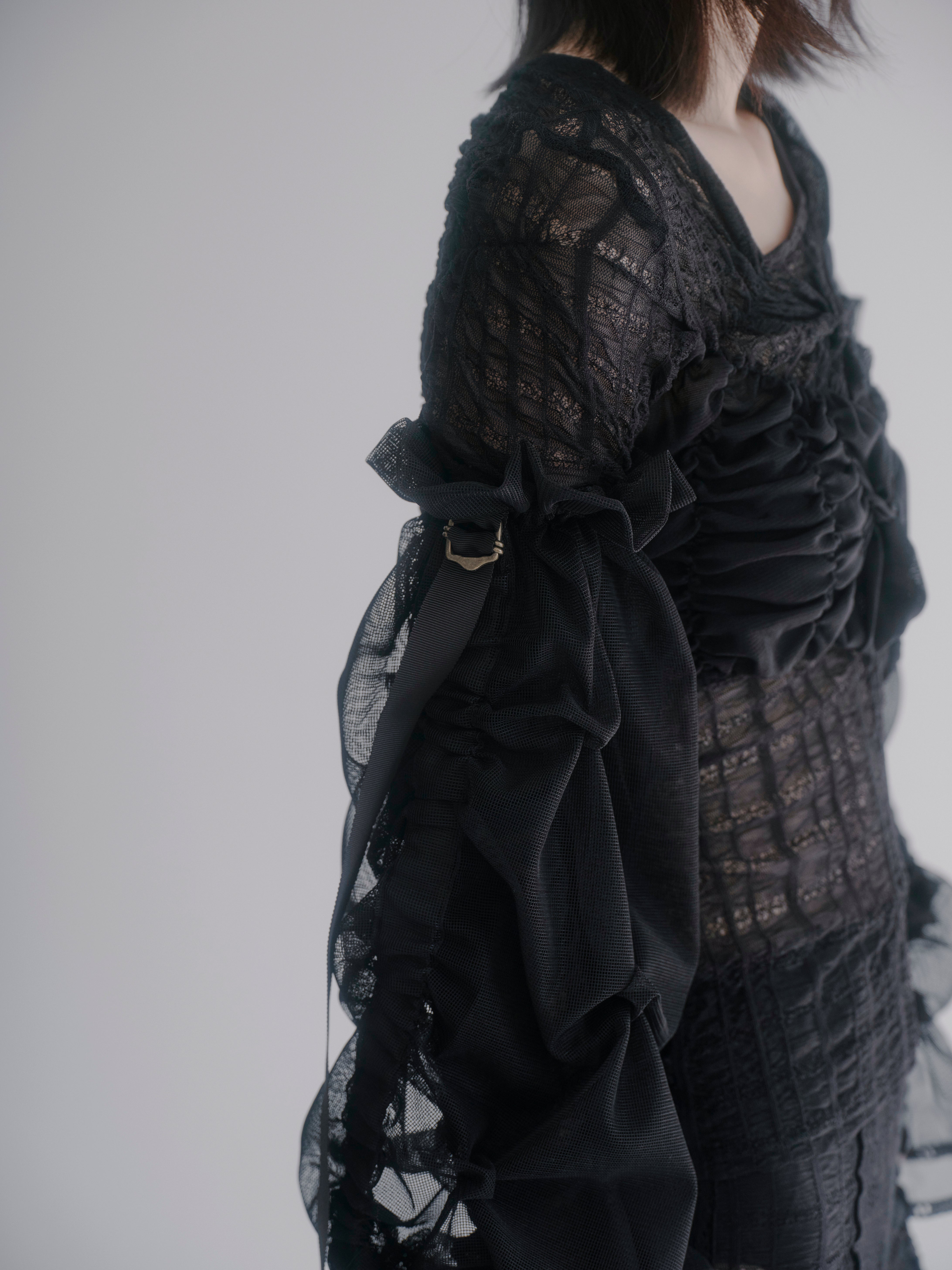 Garden bouquet pullover - Black