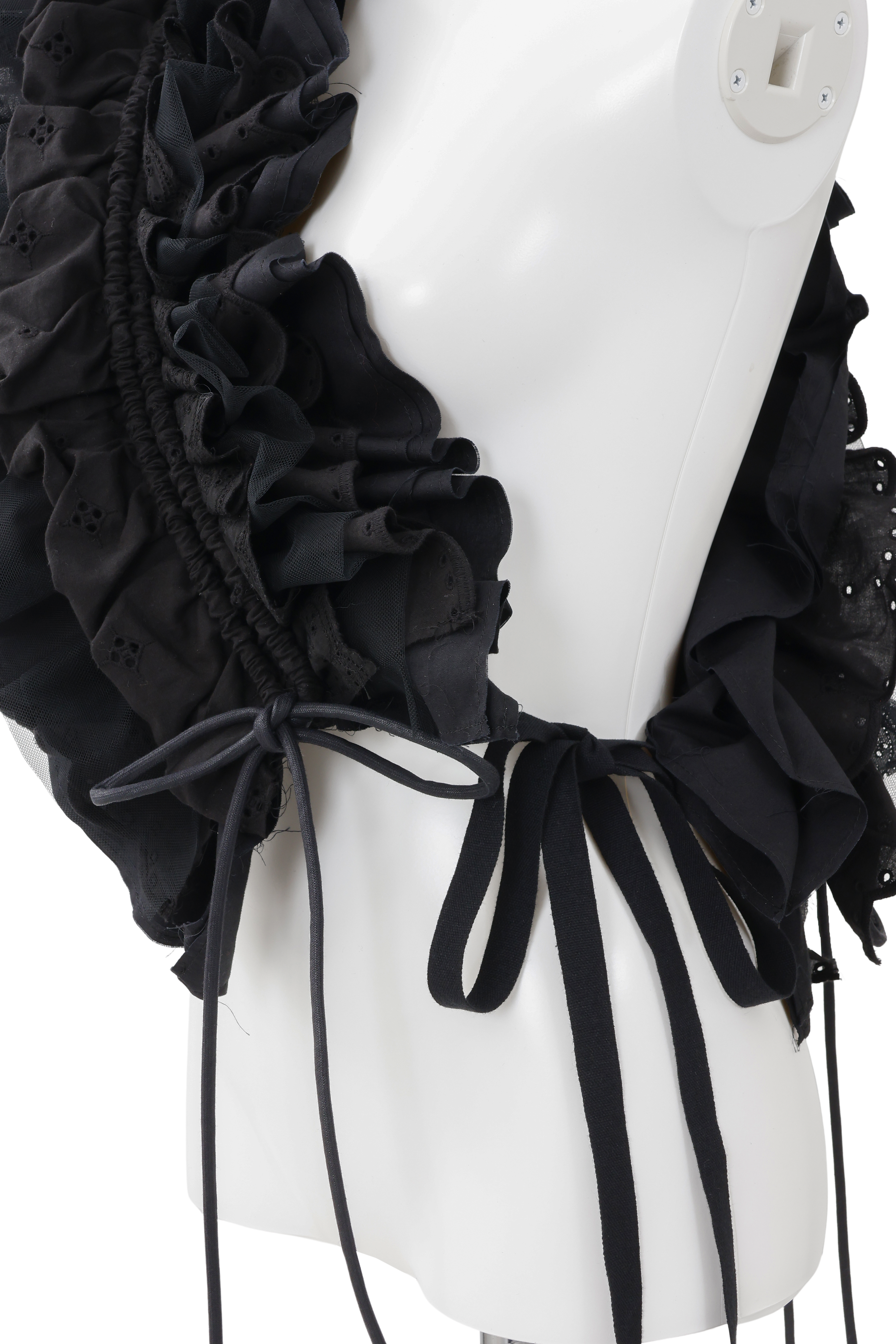 Frill vest - Black