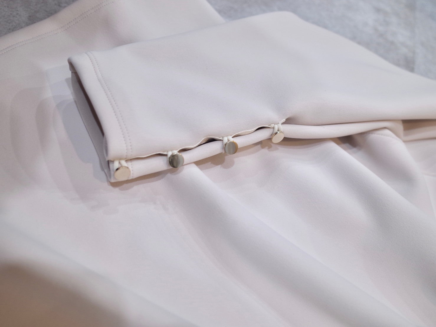 Cardboard smocking dress - Off-White