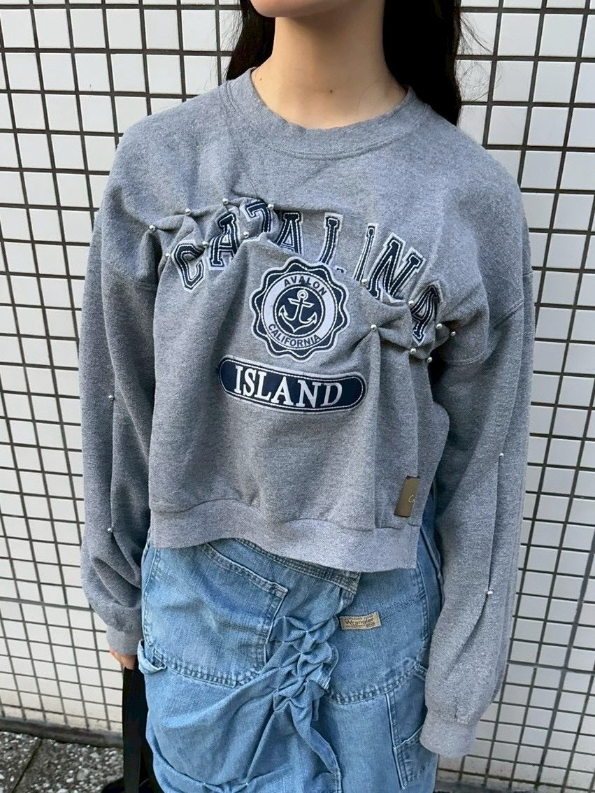 ATELIER by Create Clair / Remake Sweat - short - 4 - Gray