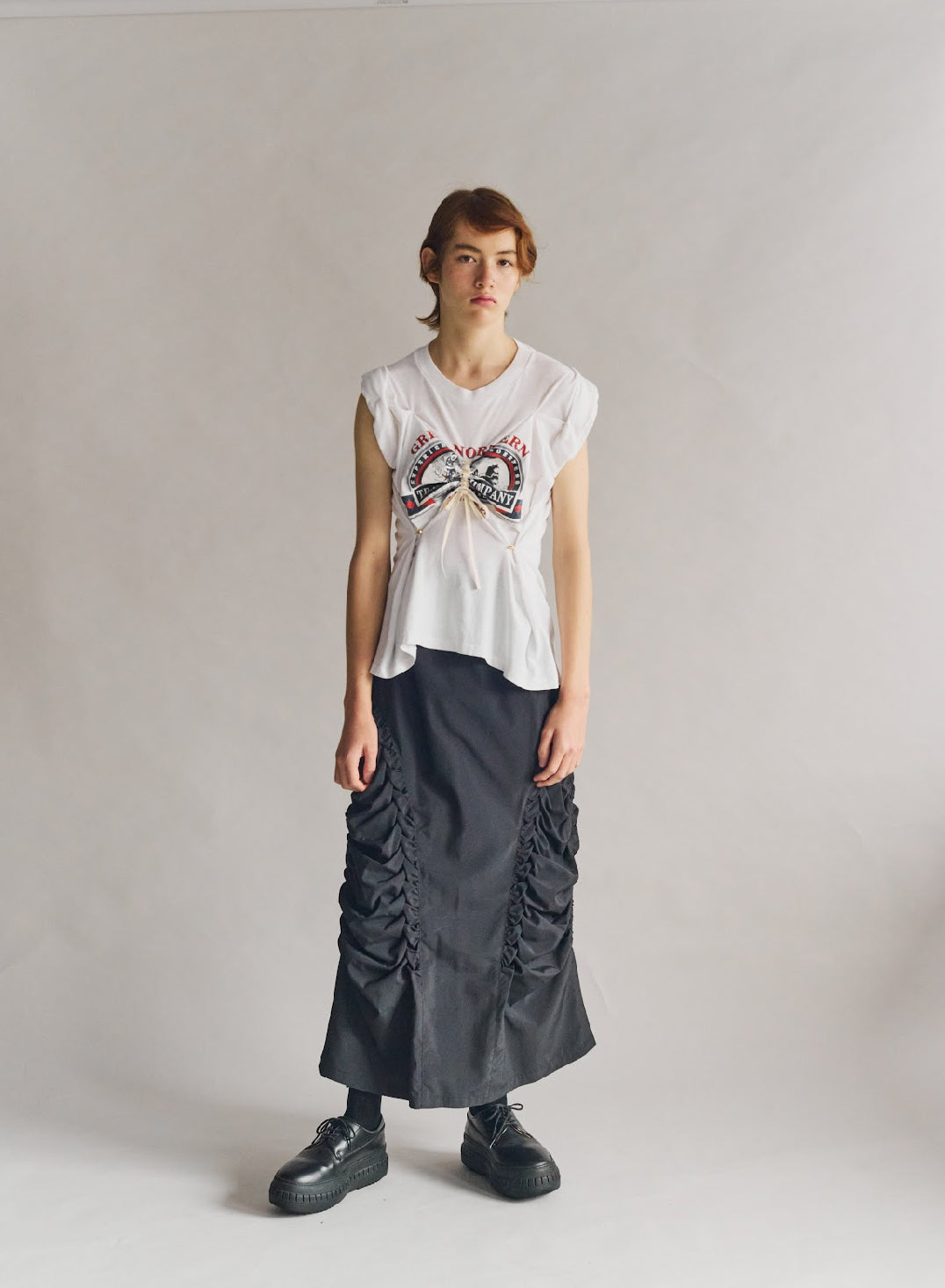ATELIER by Create Clair / Vintage gather T shirt