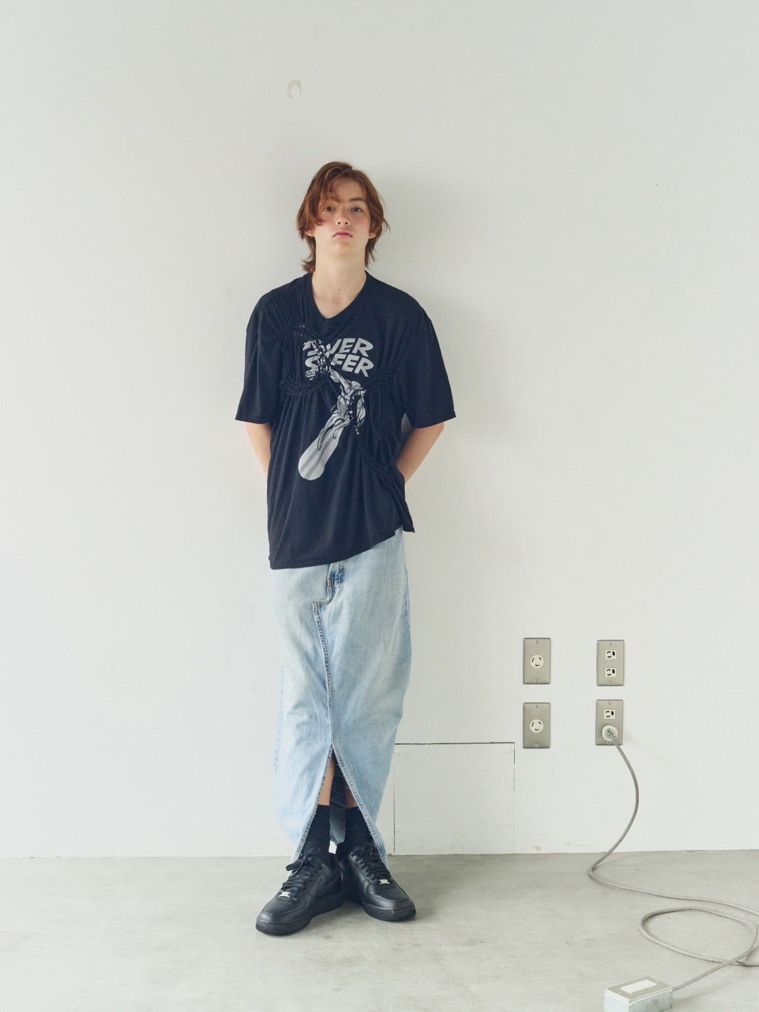 ATELIER by Create Clair / Vintage knitting T shirt