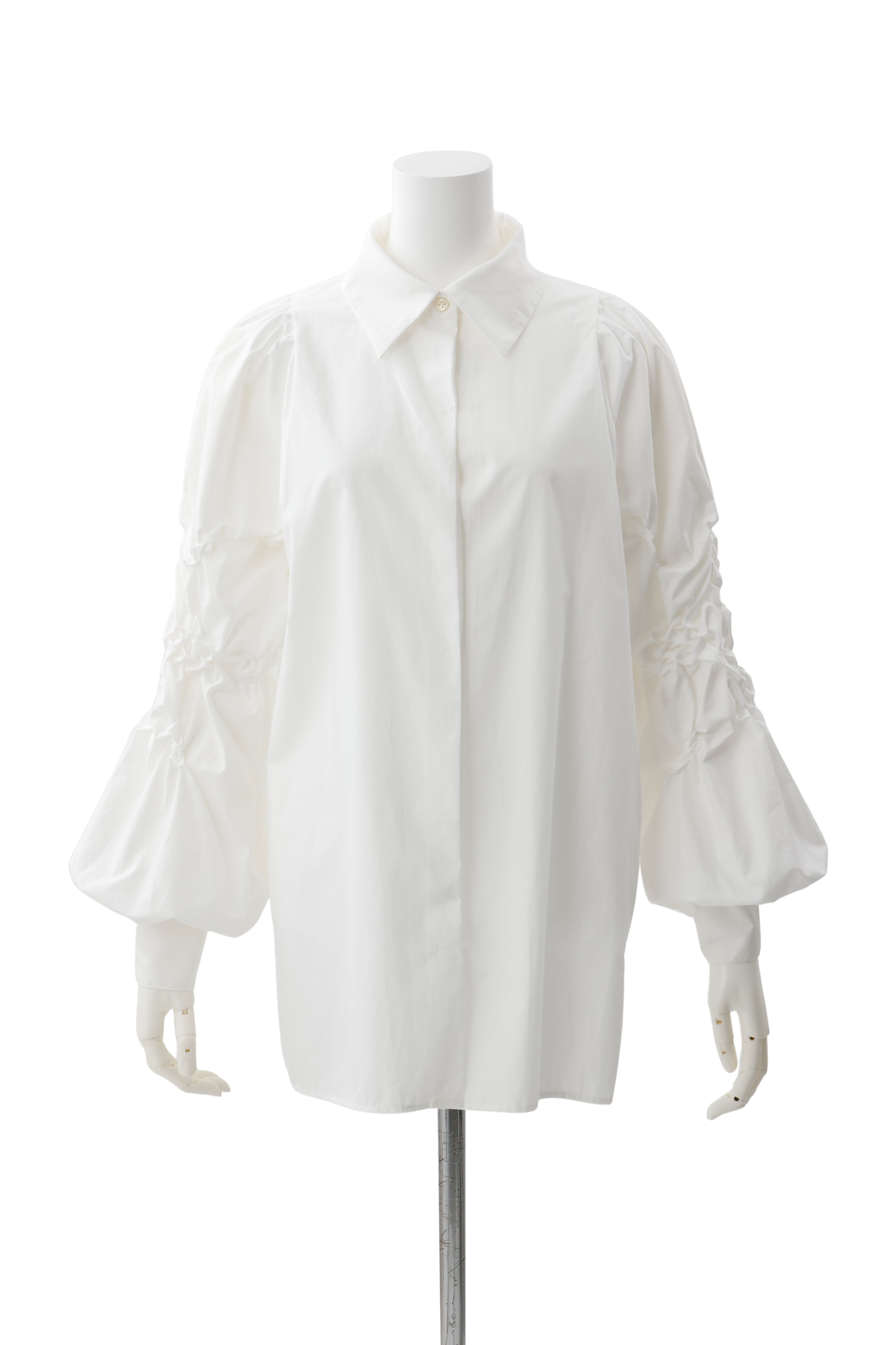Bubble sleeve blouse - White