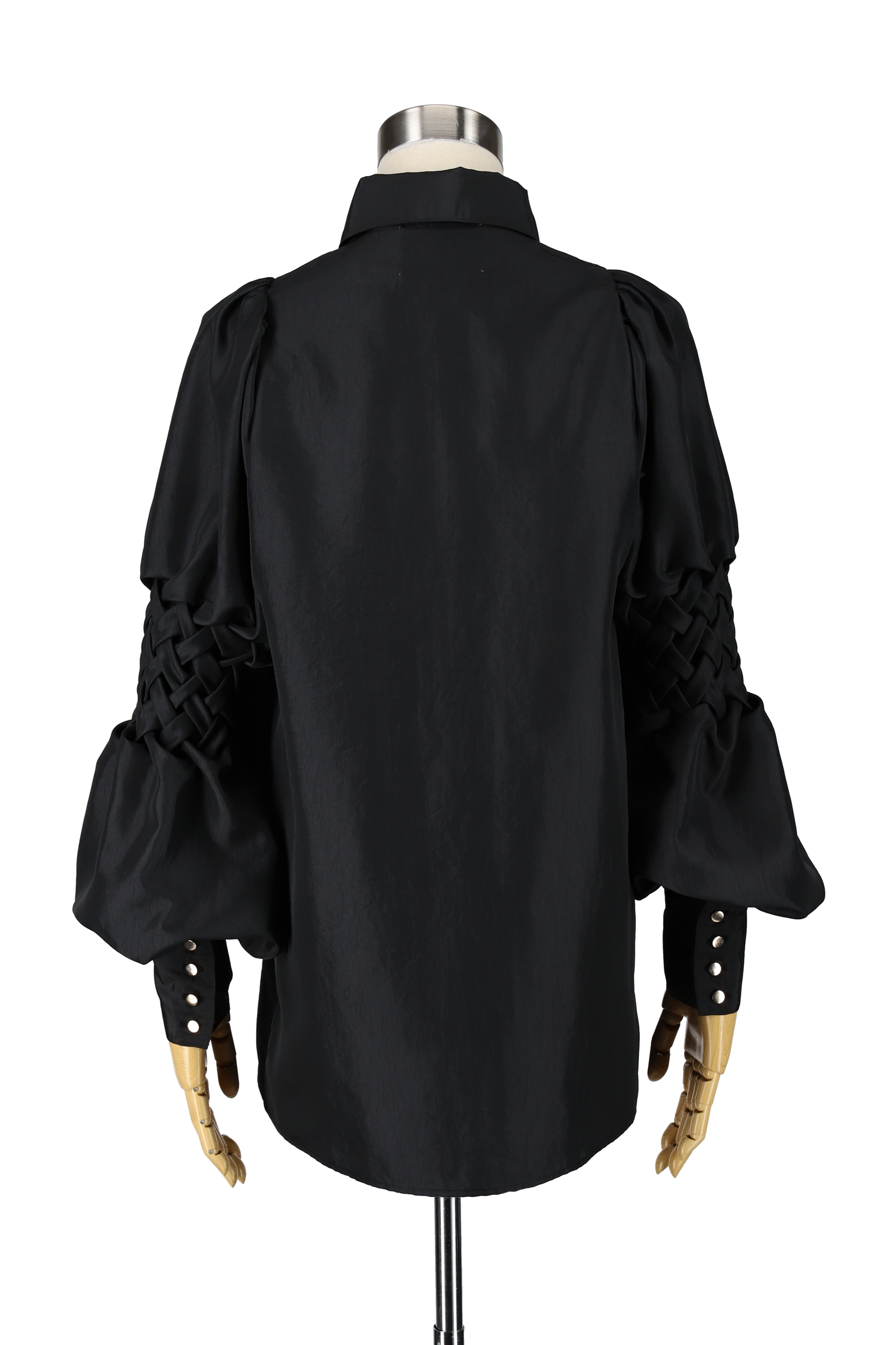Bubble sleeve blouse - Black