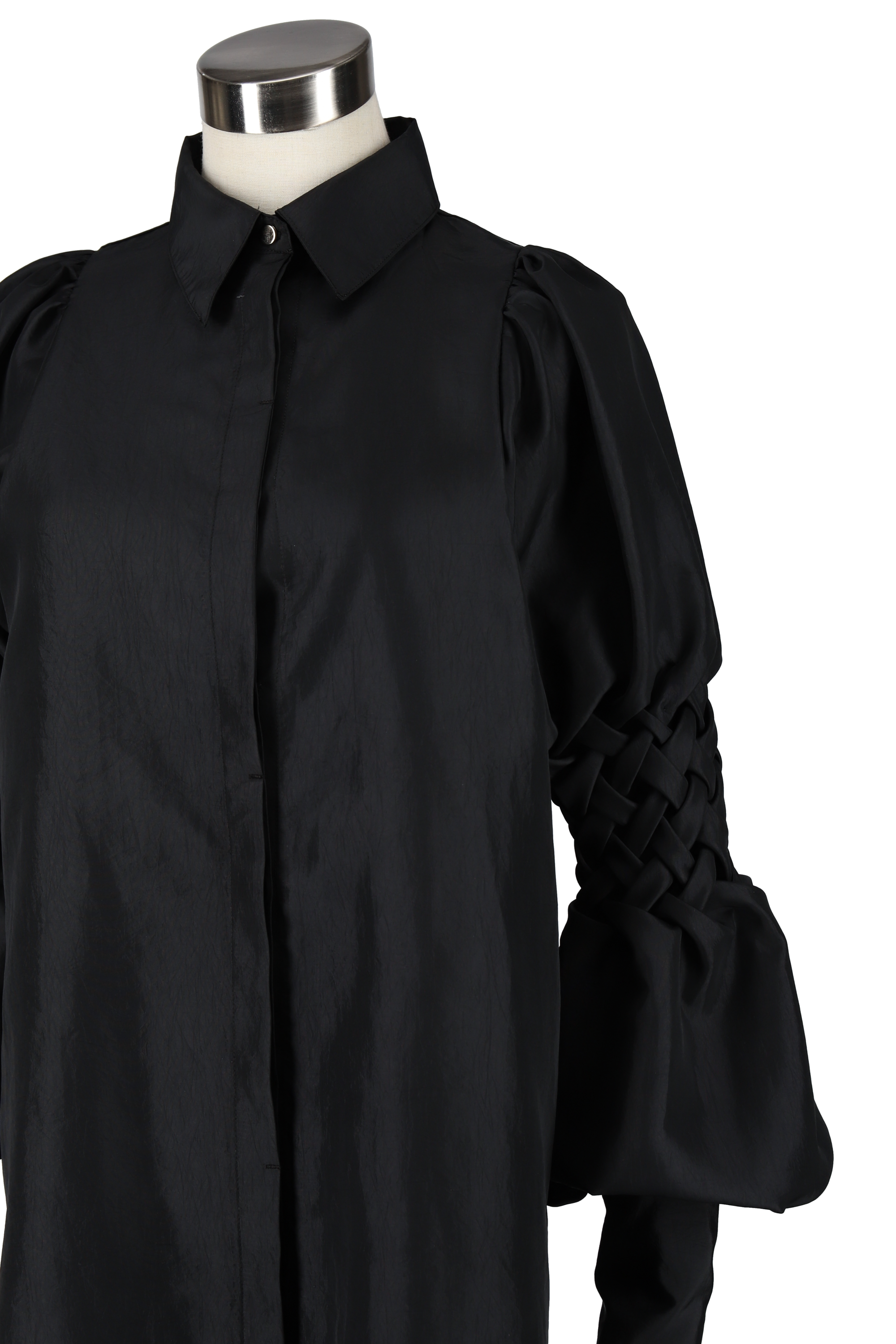 Bubble sleeve blouse - Black