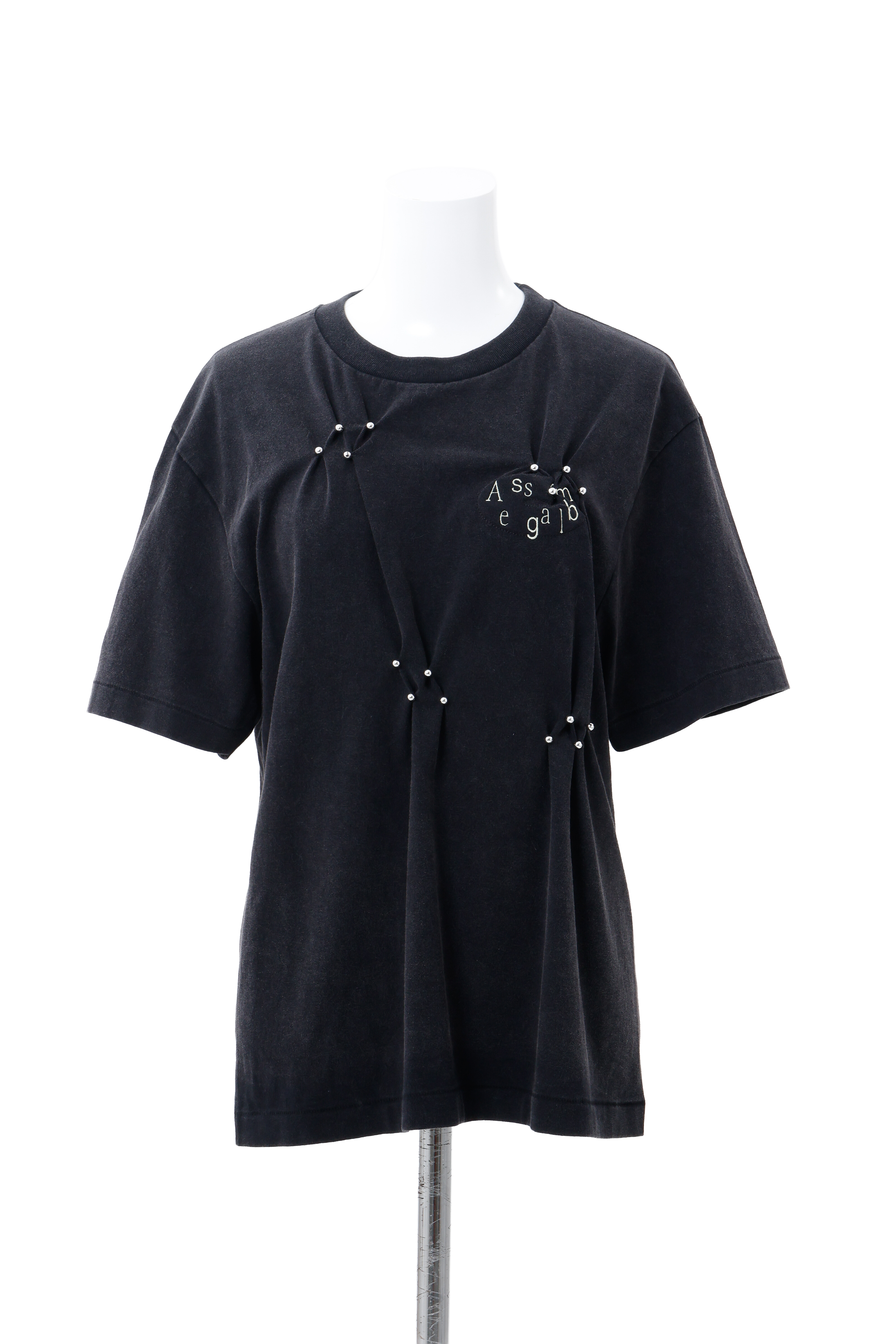Assemblage smocking Tee - Black