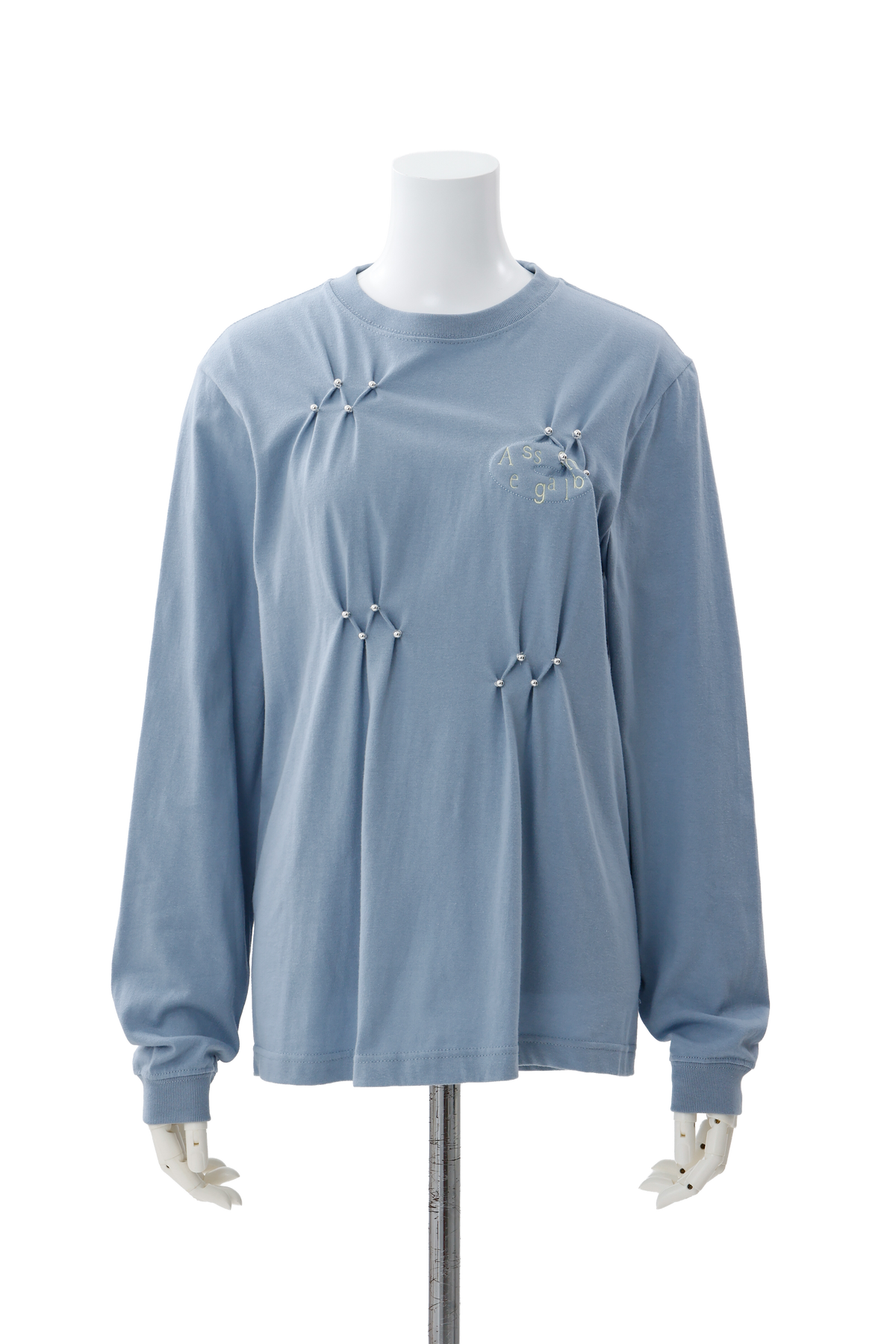 Assemblage smocking long tee - Blue