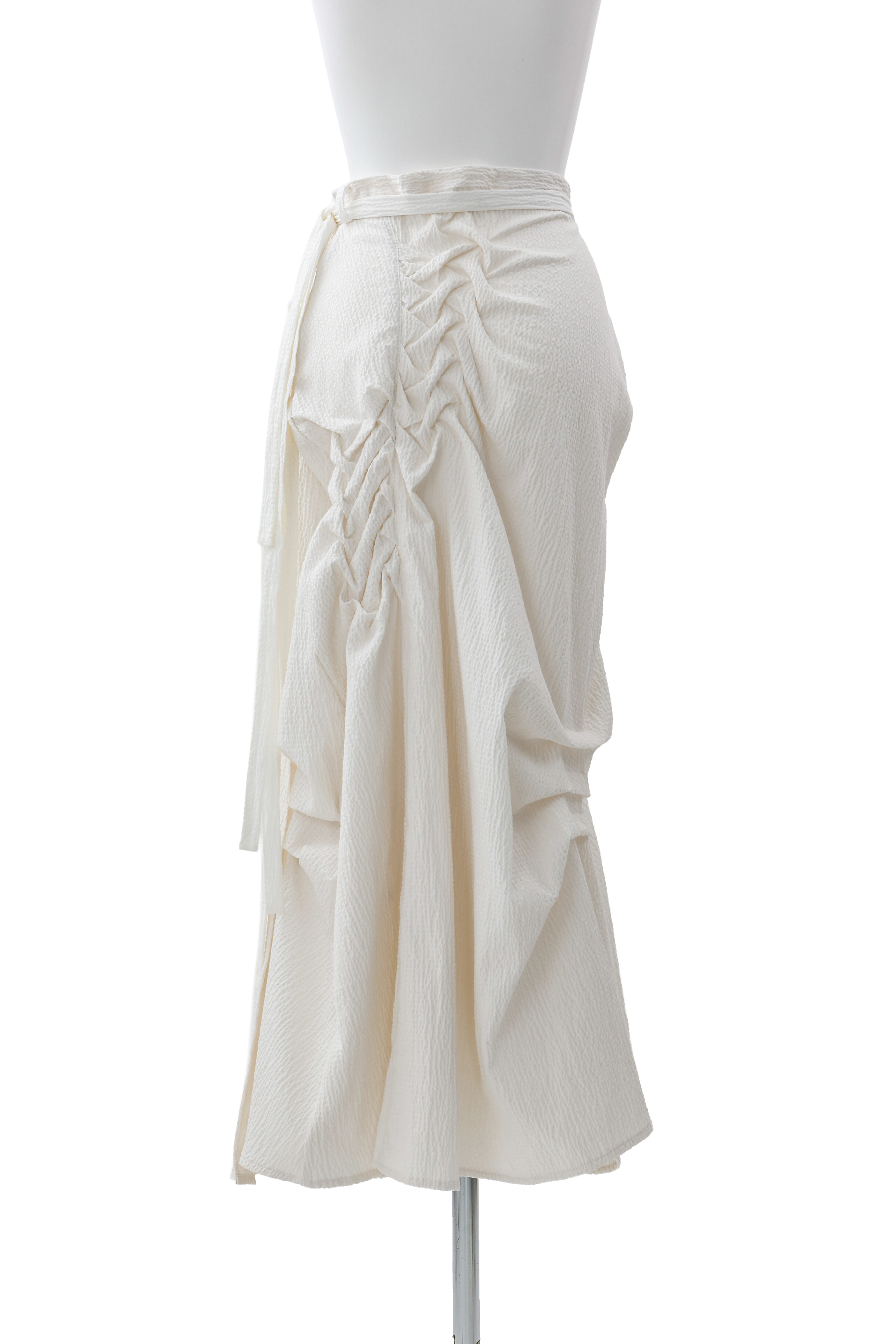 Ripple hakama skirt - Off-white