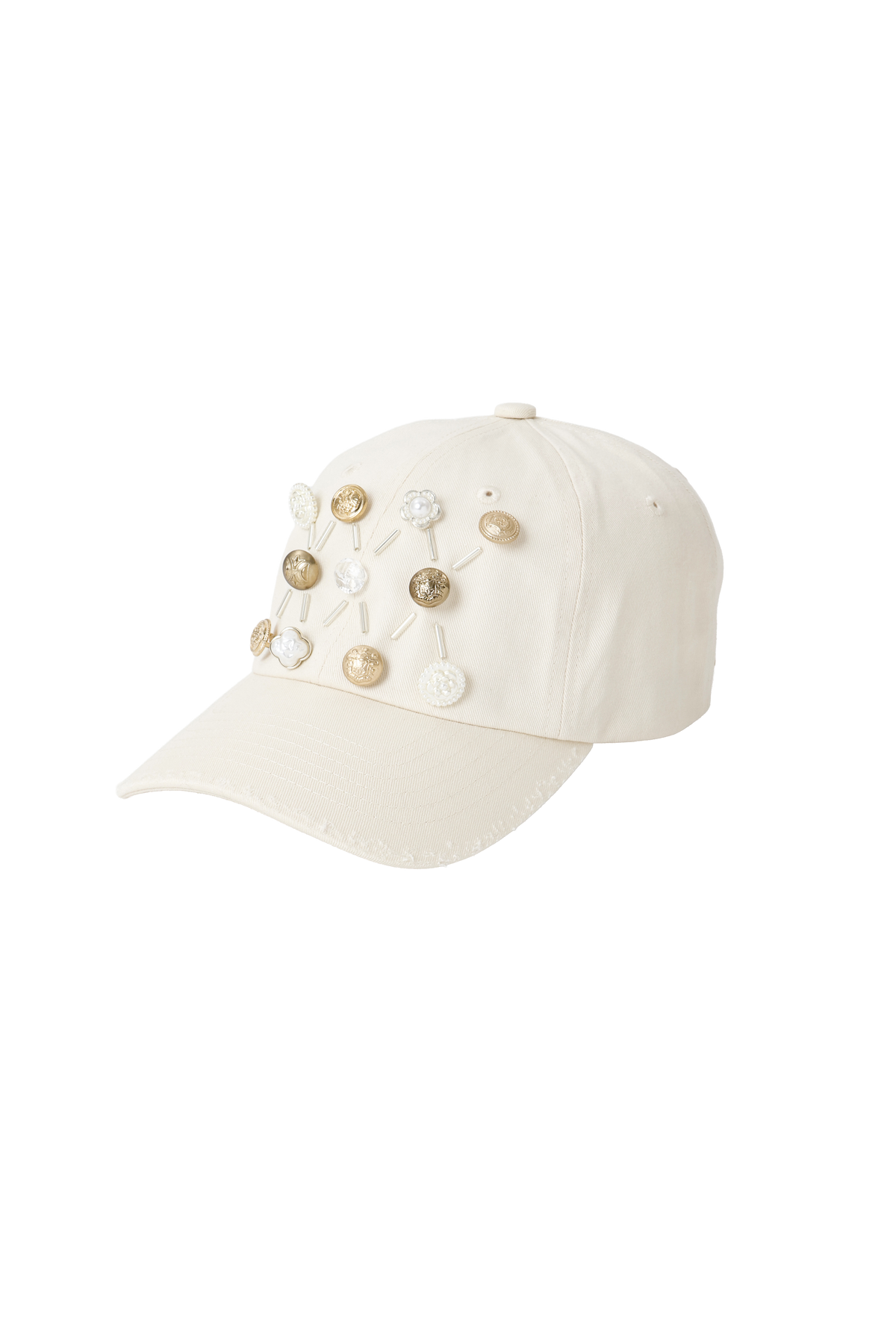 Assemble button cap - Ivory