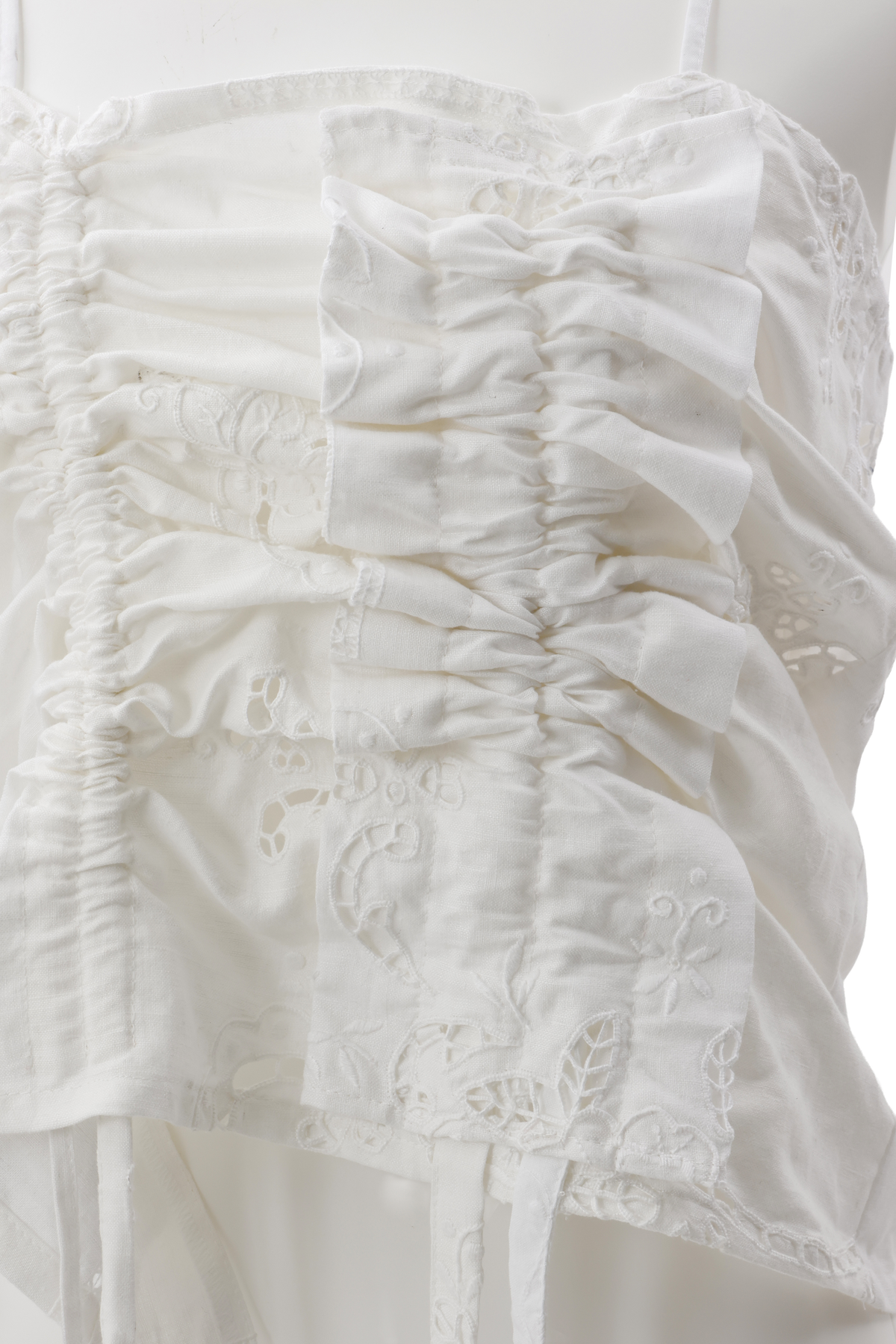 ATELIER by Create Clair / Vintage gather bustier - Off-white