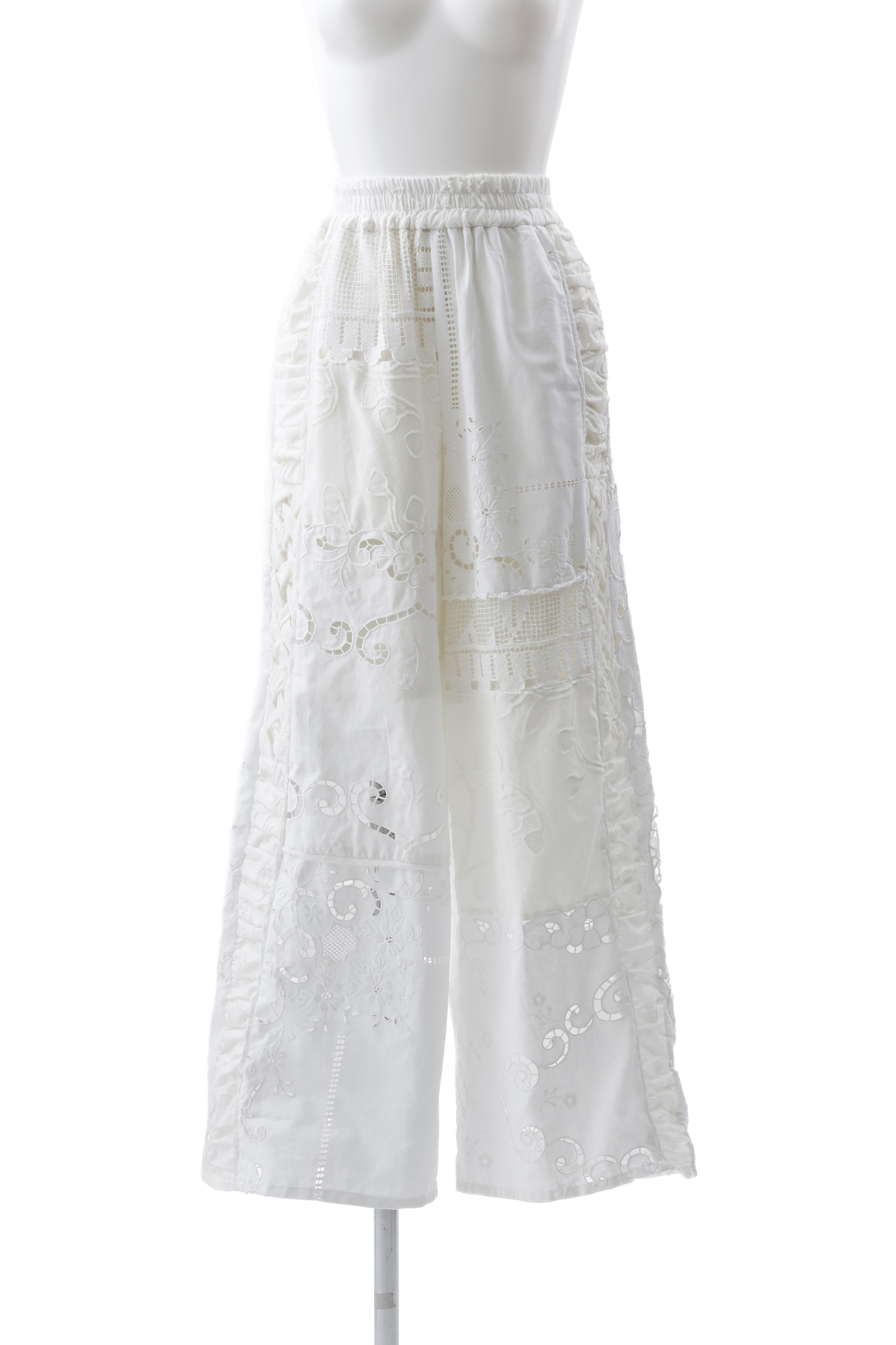 ATELIER by Create Clair / Vintage patchwork pants - Off-white