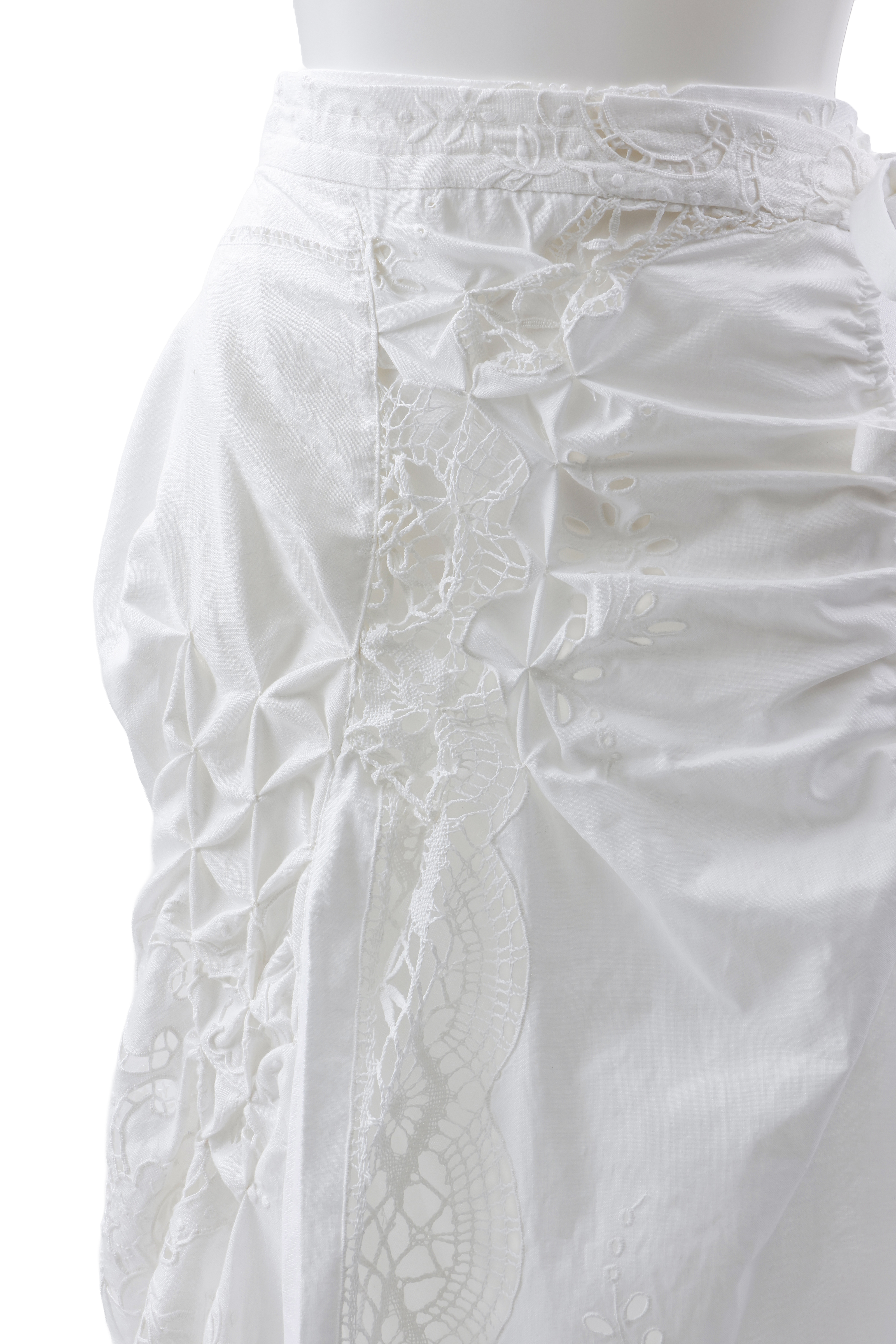 ATELIER by Create Clair / Vintage patchwork skirt - Off-white