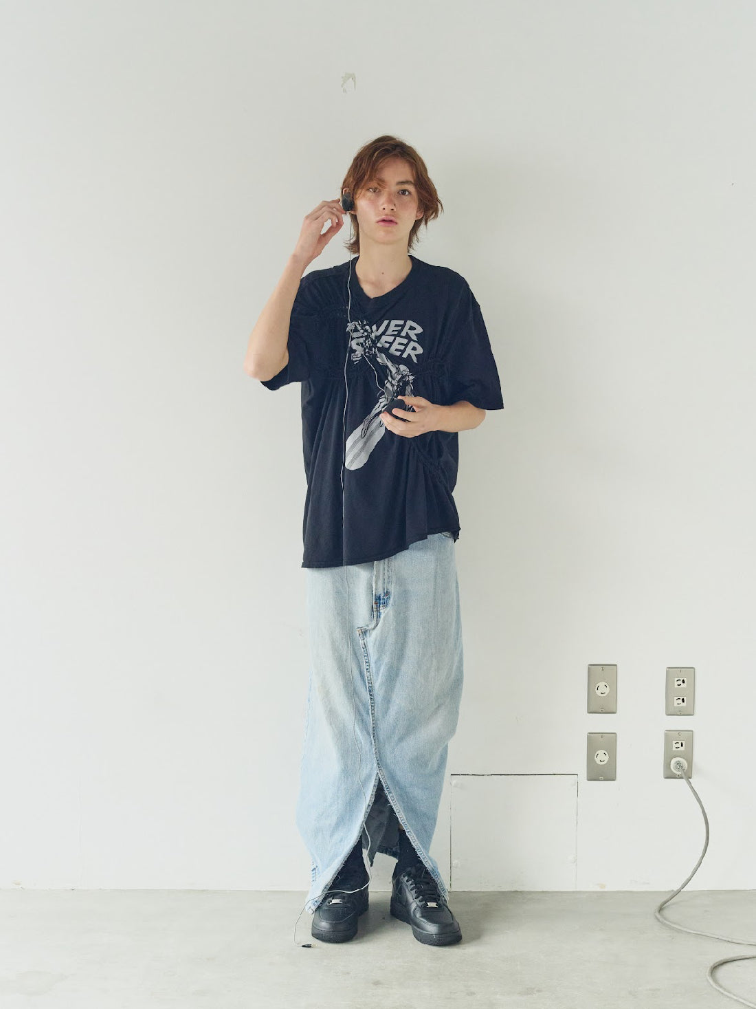 ATELIER by Create Clair / Vintage knitting T shirt