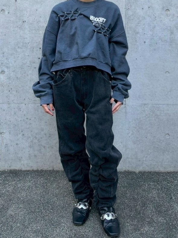 ATELIER by Create Clair / Remake denim - 2 - Black - M