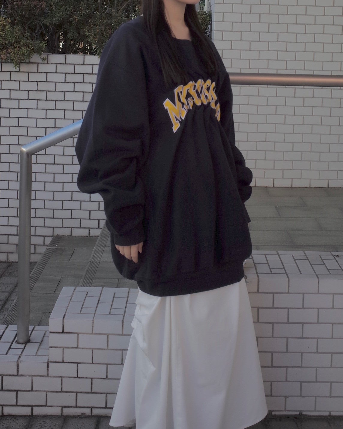 ATELIER by Create Clair / Remake sweat - front - Navy