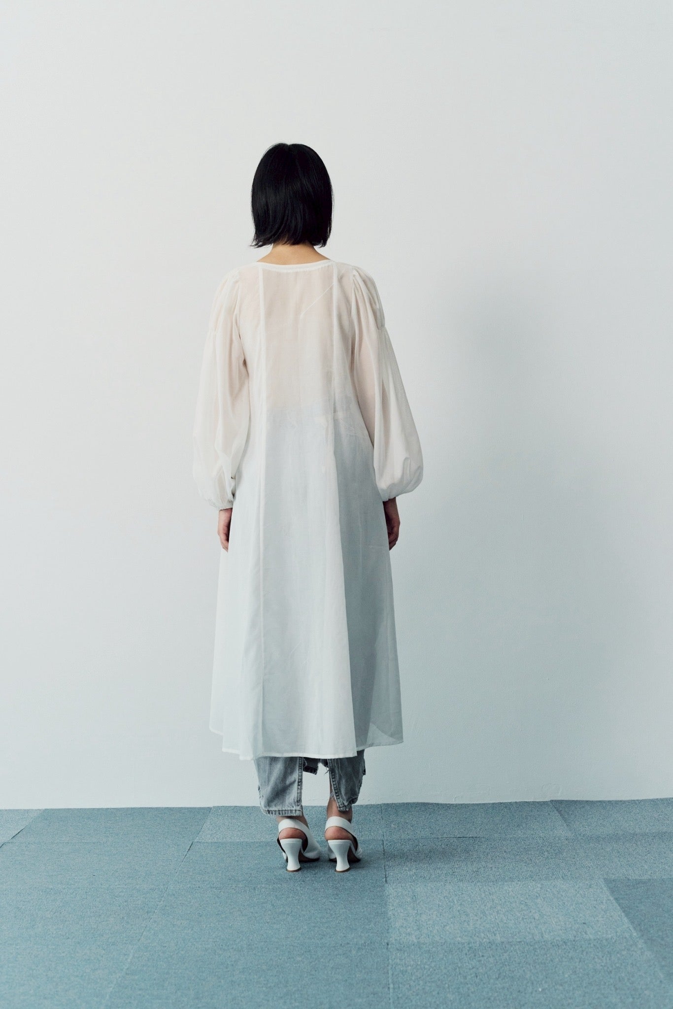 Origami veil tops - Black