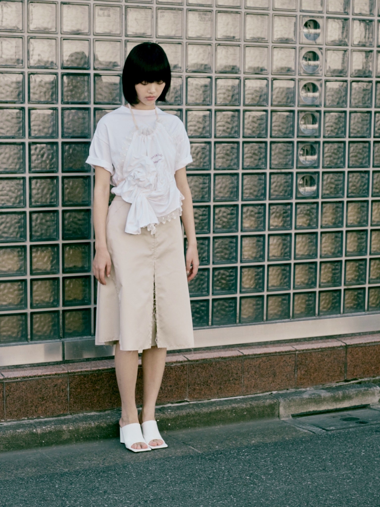 Nee flare skirt - Beige