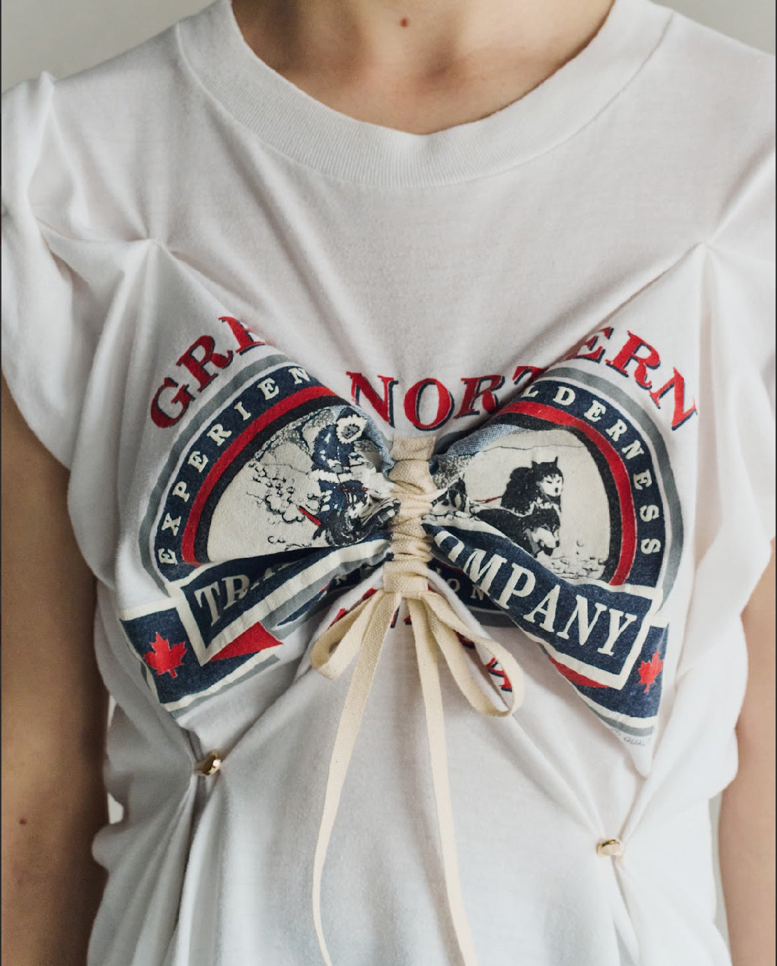 ATELIER by Create Clair / Vintage gather T shirt