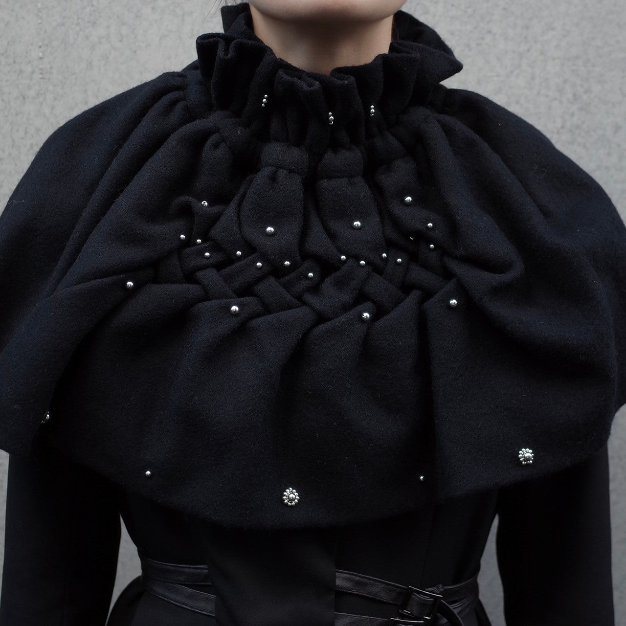 Scrunchie Snood - Metallic Beads
- Black