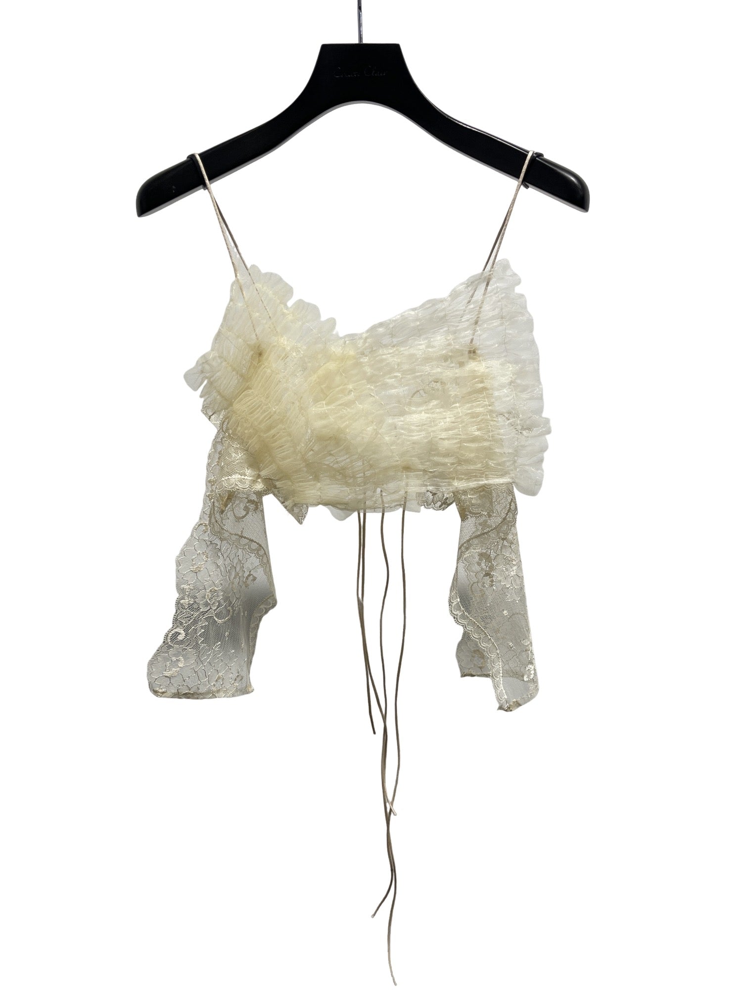 Pleatting bustier - Ivory