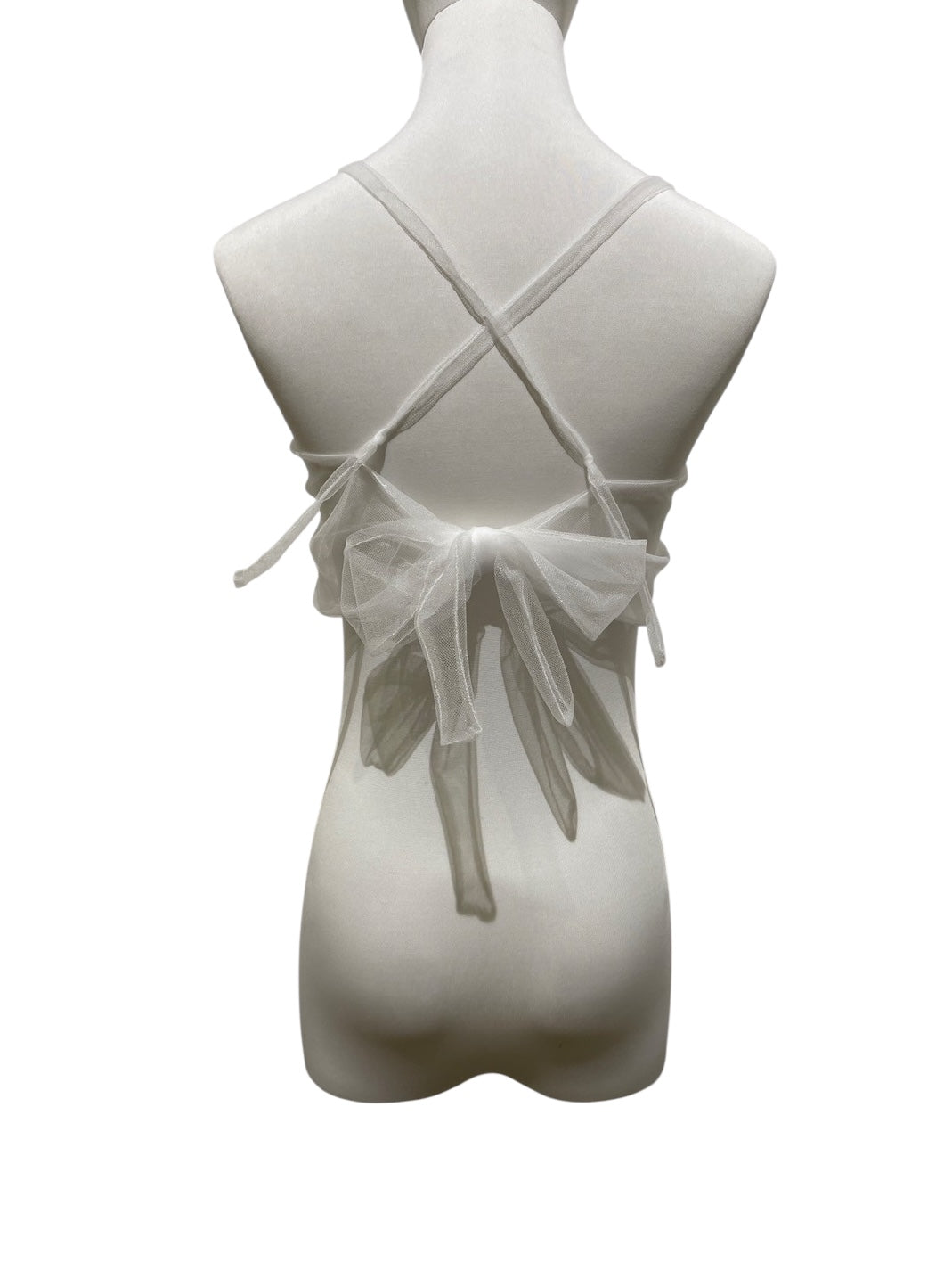 Origami veil tops - White