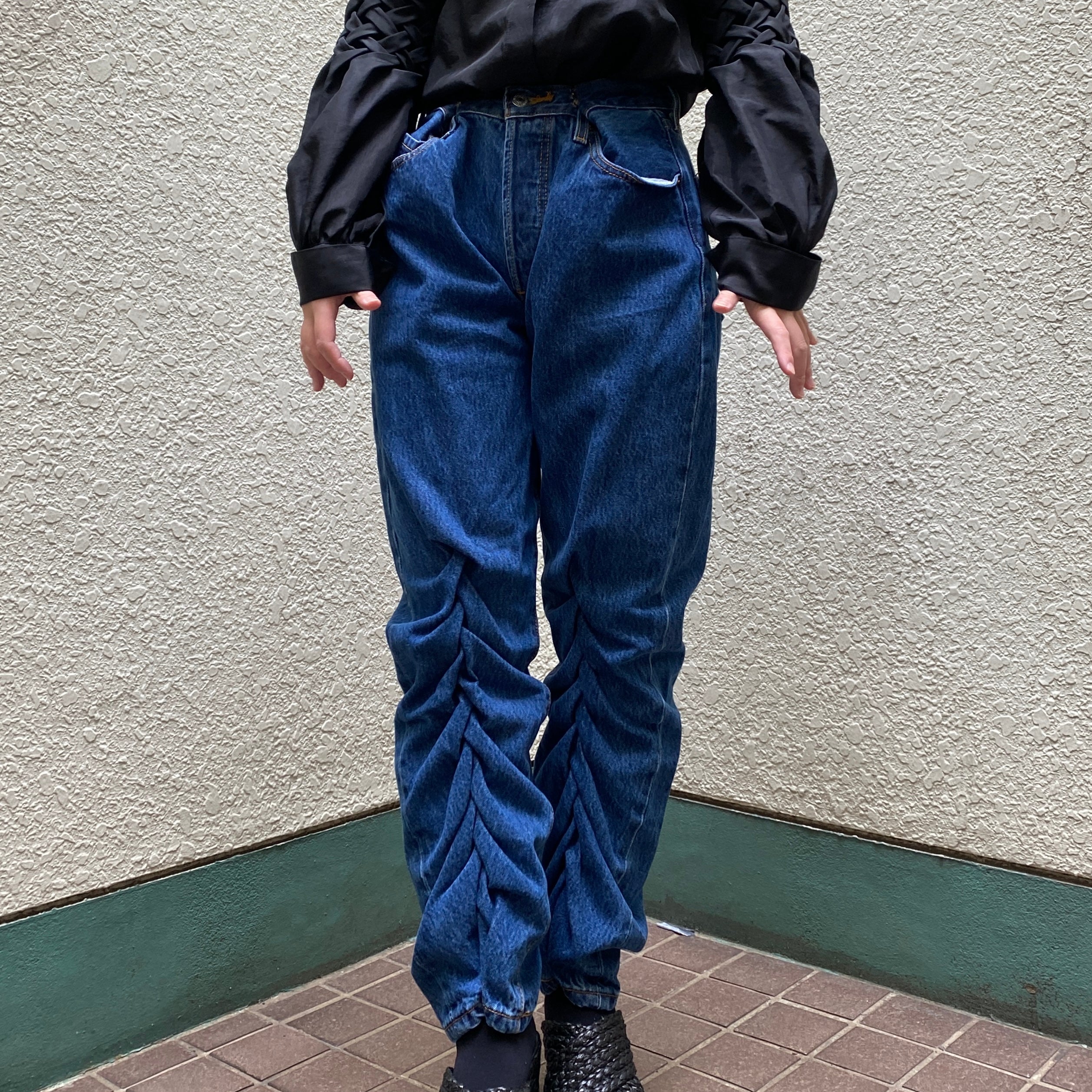 ATELIER by Create Clair / Remake denim - Blue - S