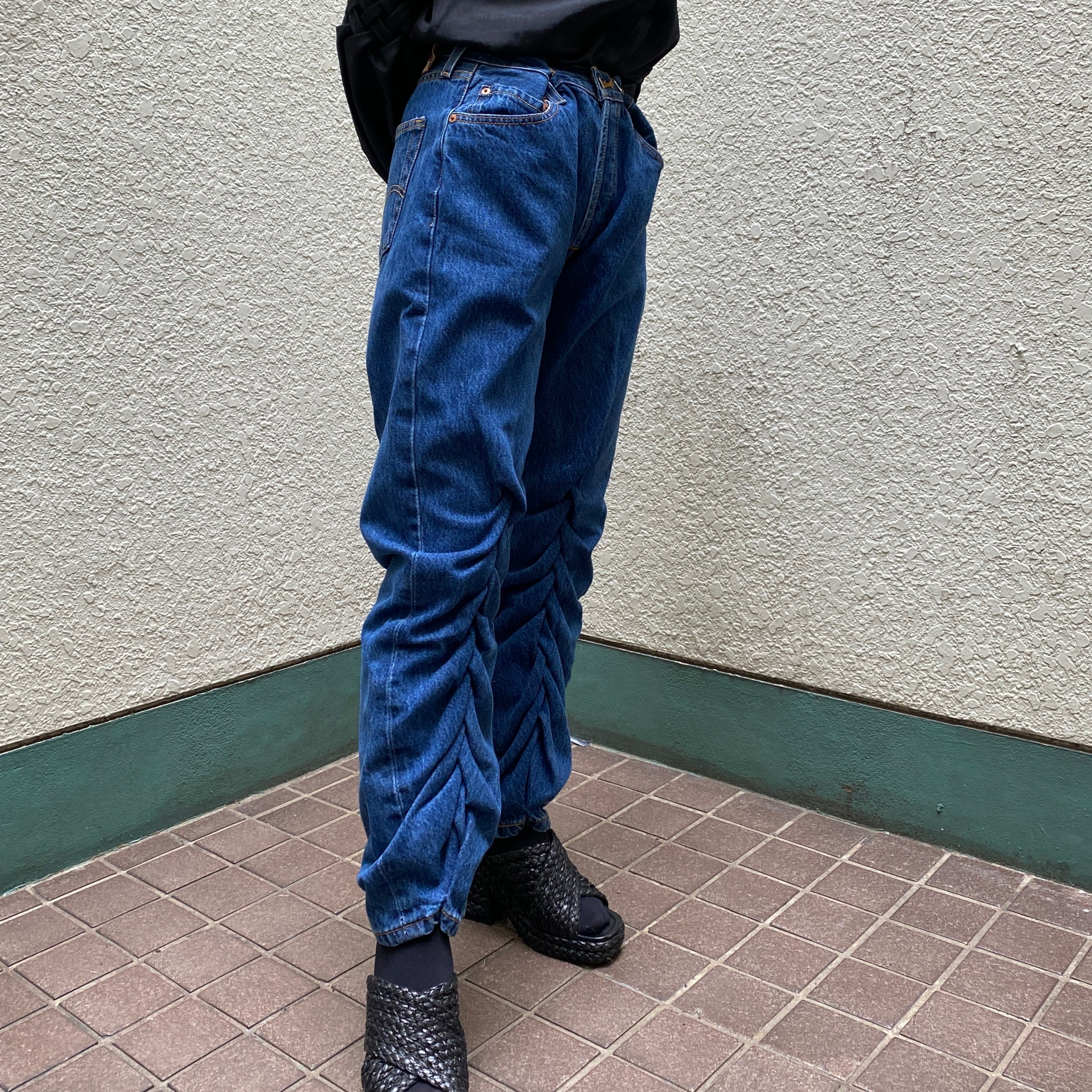 ATELIER by Create Clair / Remake denim - Blue - S
