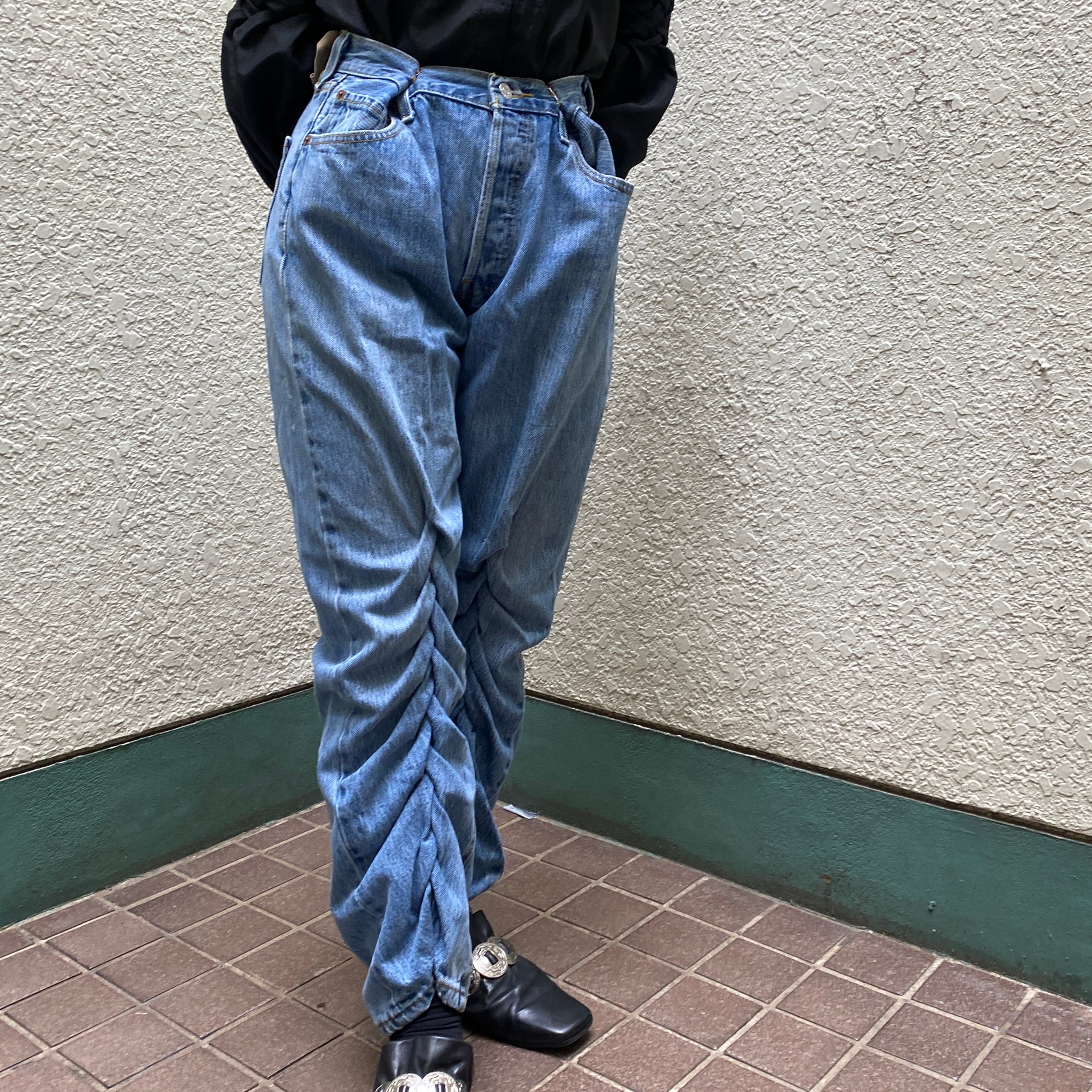 ATELIER by Create Clair / Remake denim - Blue - S