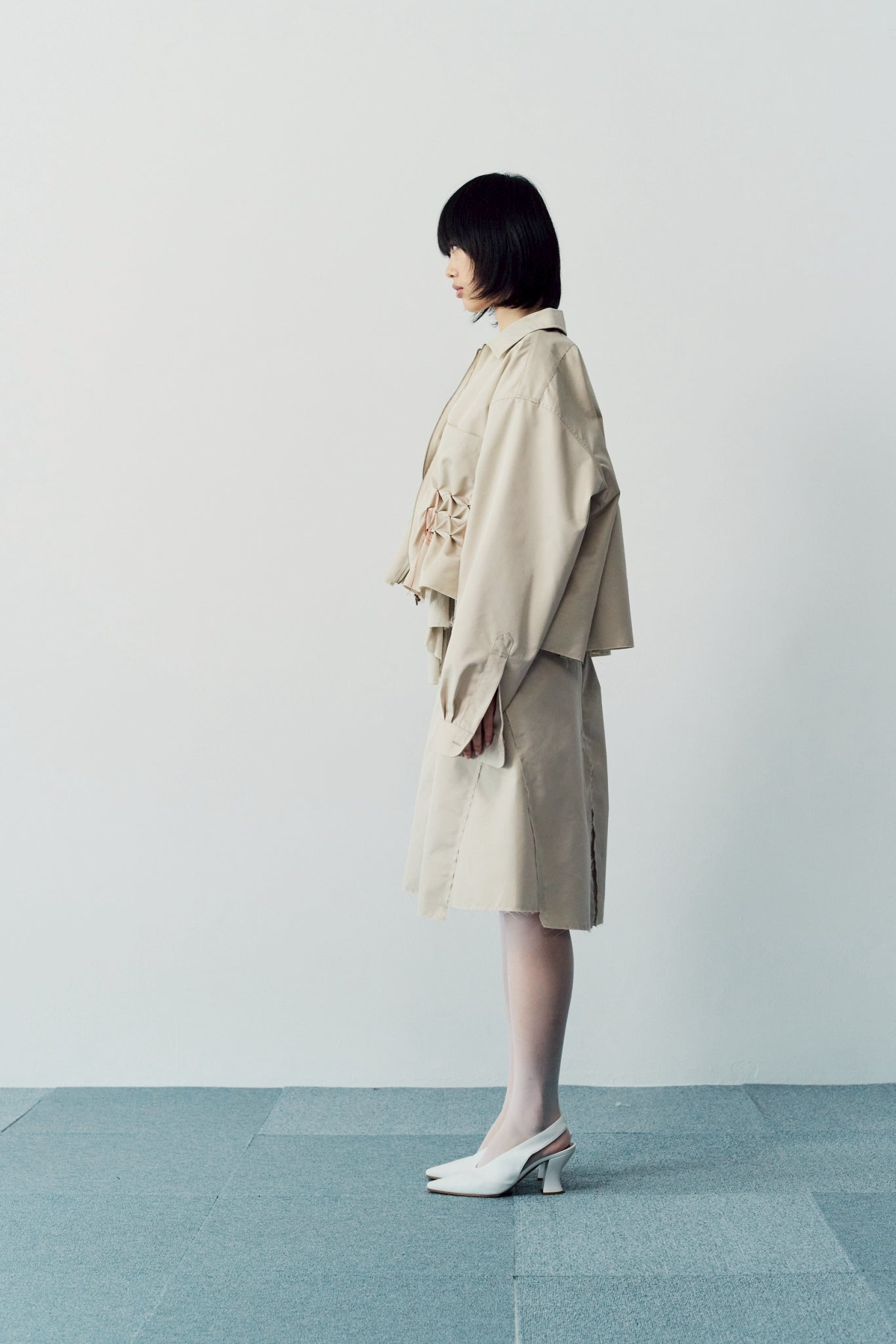 Nee flare skirt - Beige