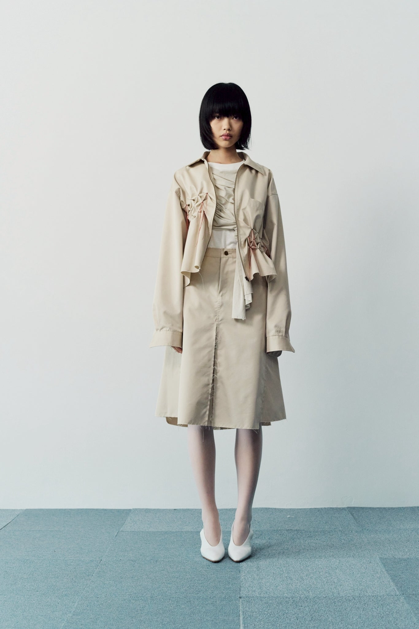 Nee flare skirt - Beige