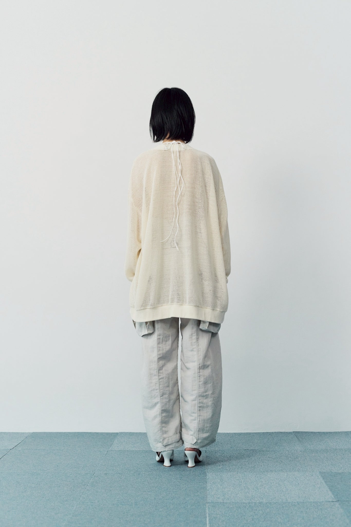 Military shrink pants - Greige