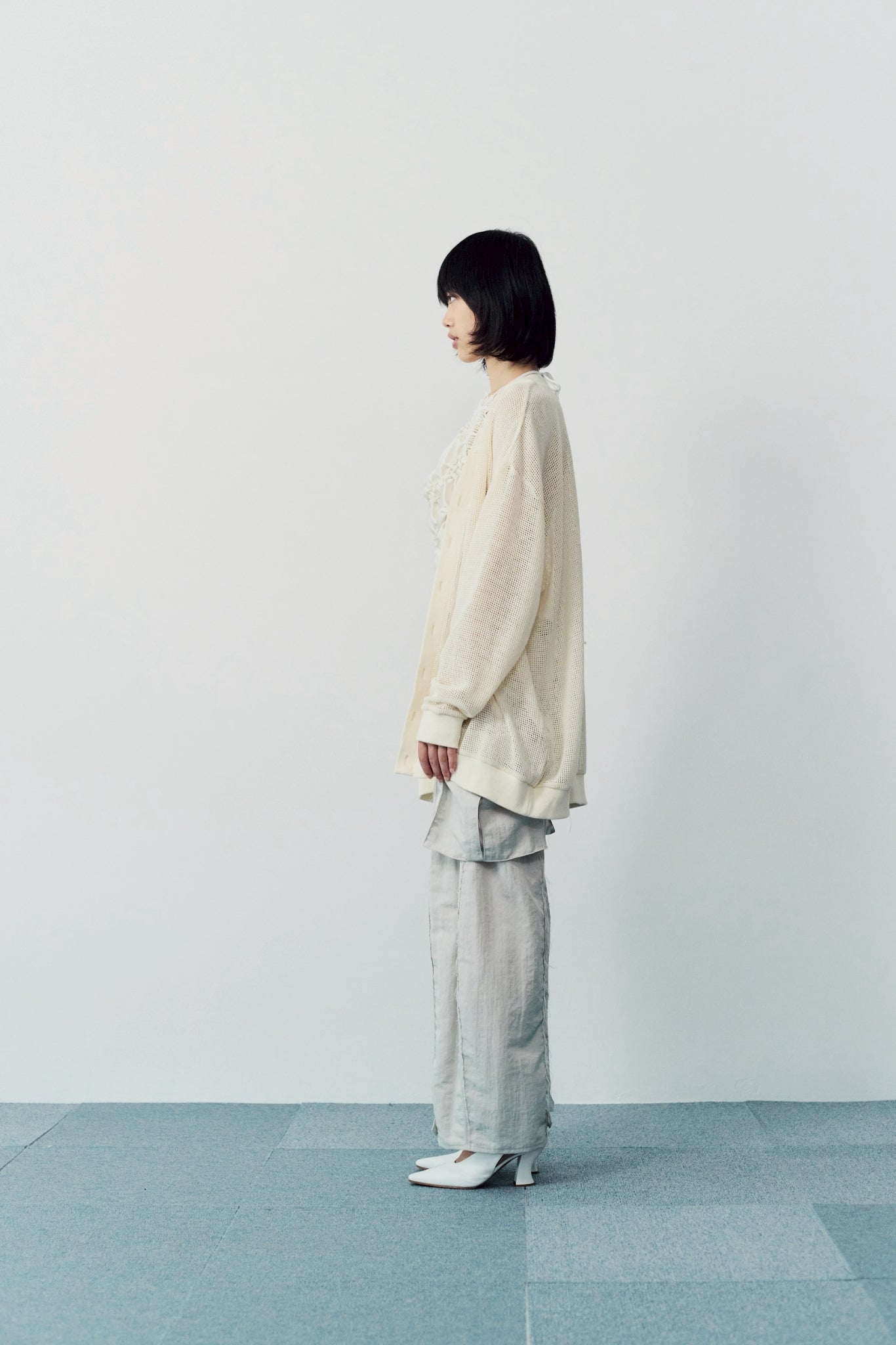 Military shrink pants - Greige