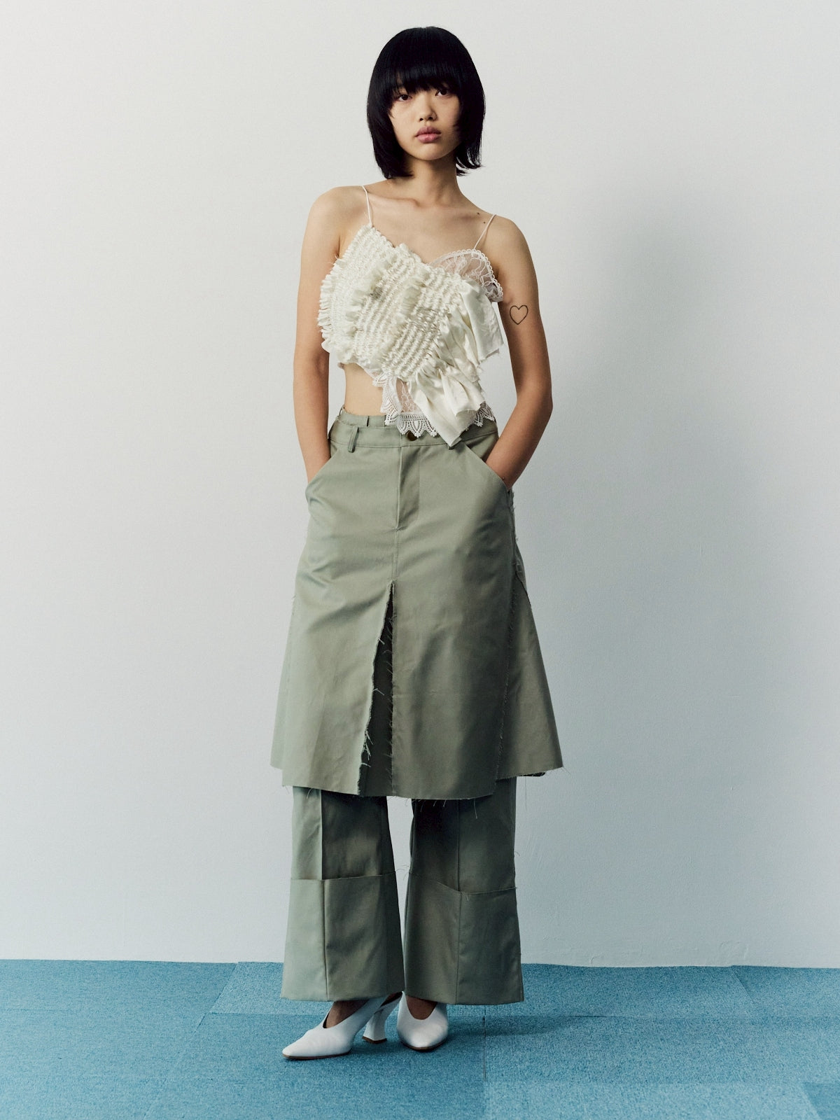 Nee flare skirt - Green