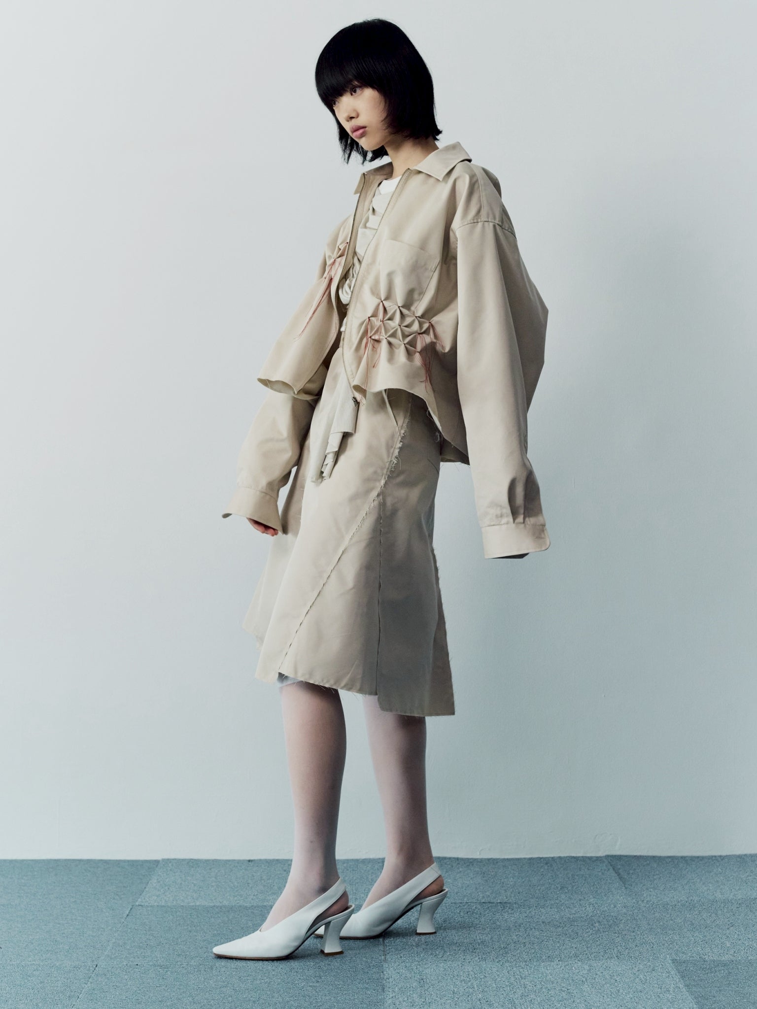 Nee flare skirt - Beige