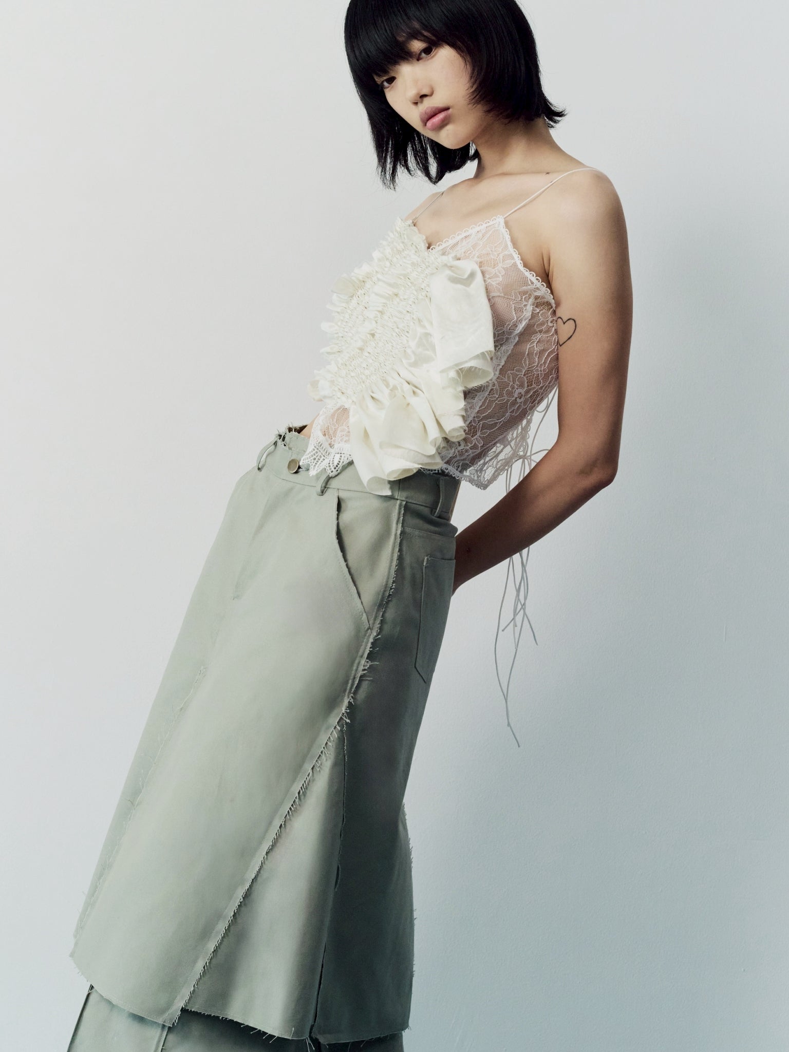 Nee flare skirt - Green